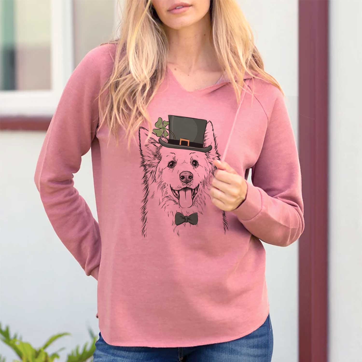 St. Patrick's Aspenita the Mixed Breed - Cali Wave Hooded Sweatshirt