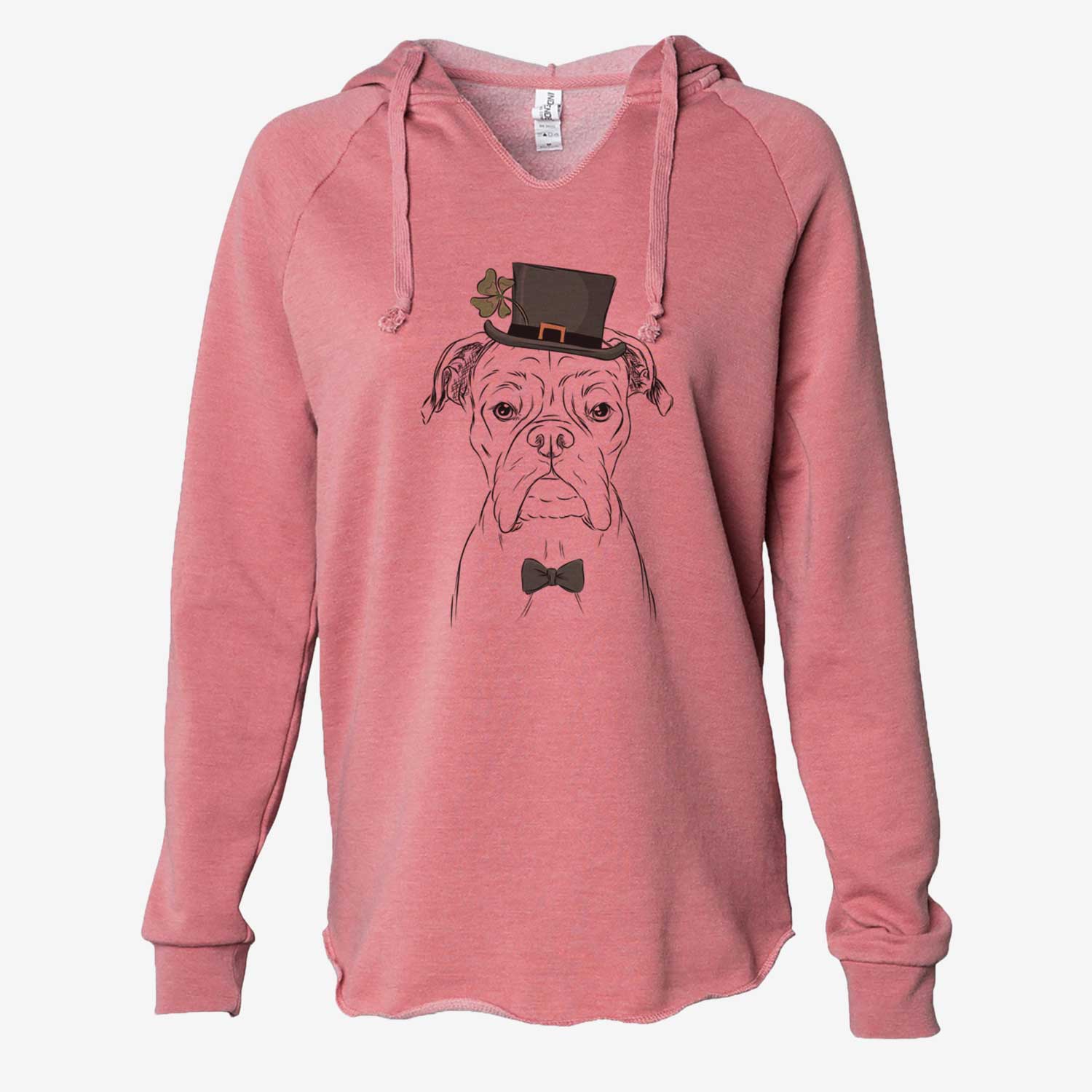 St. Patrick's Axel the Boxer - Cali Wave Hooded Sweatshirt