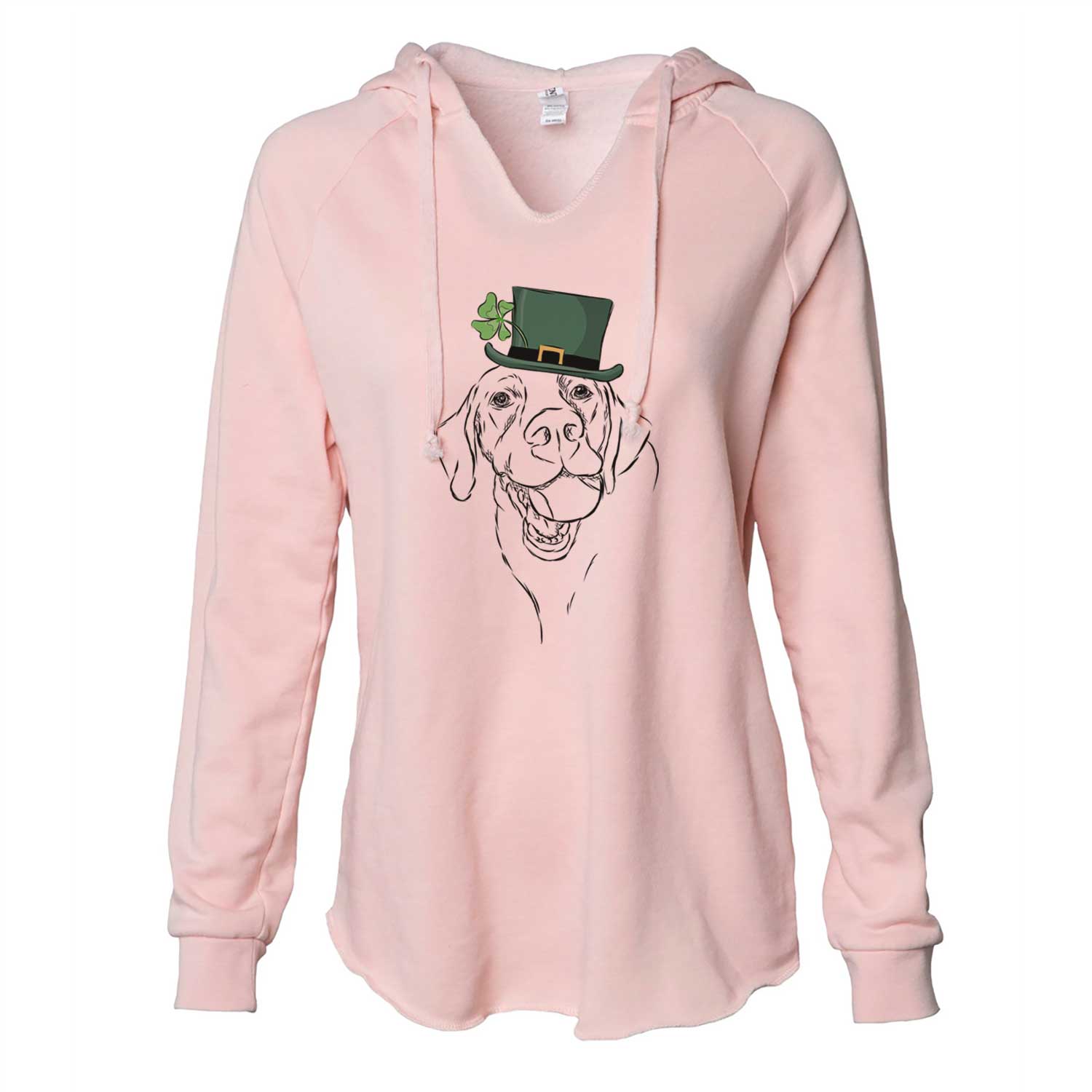 St. Patrick's Bailey the Labrador Retriever - Cali Wave Hooded Sweatshirt