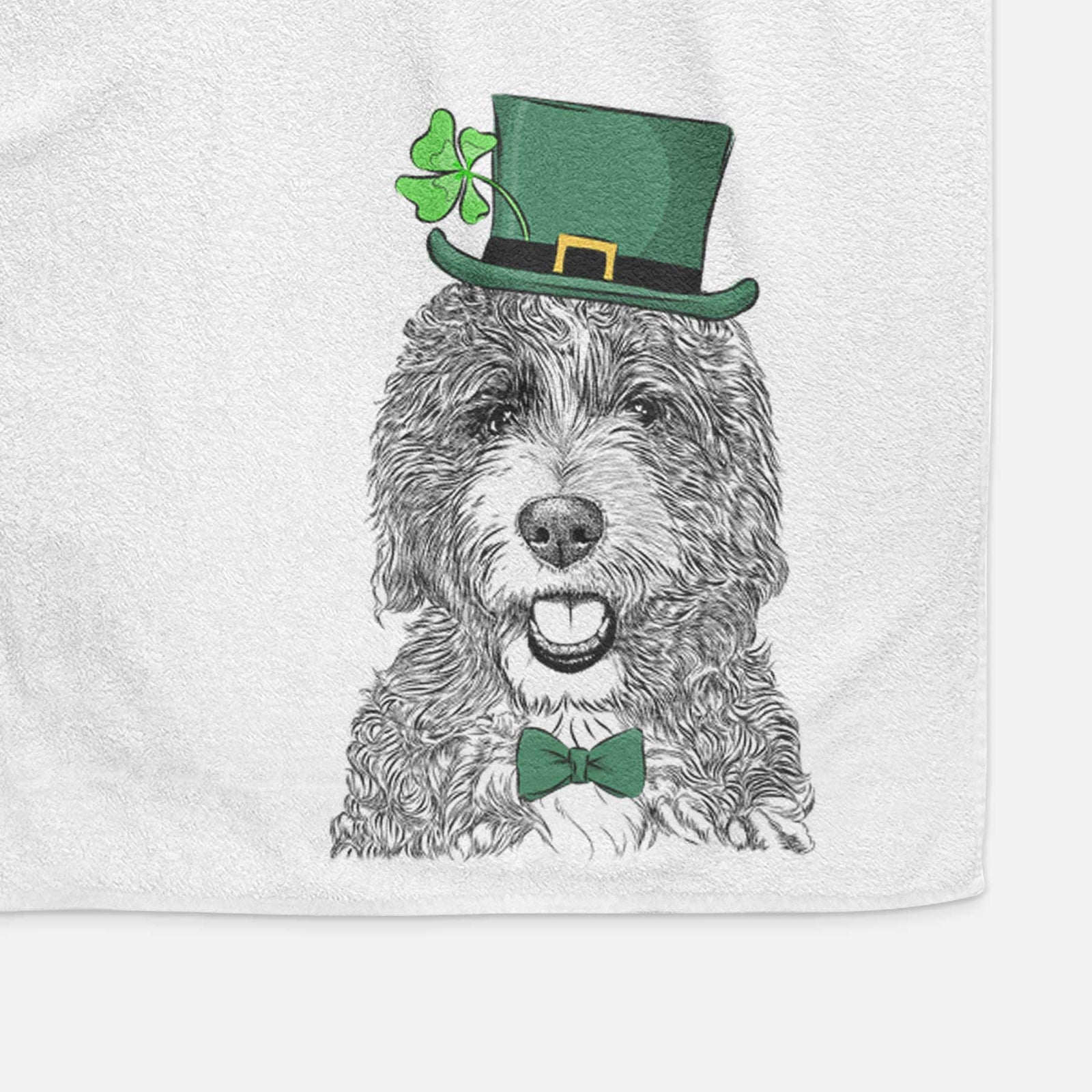 Bash the Bernedoodle Decorative Hand Towel