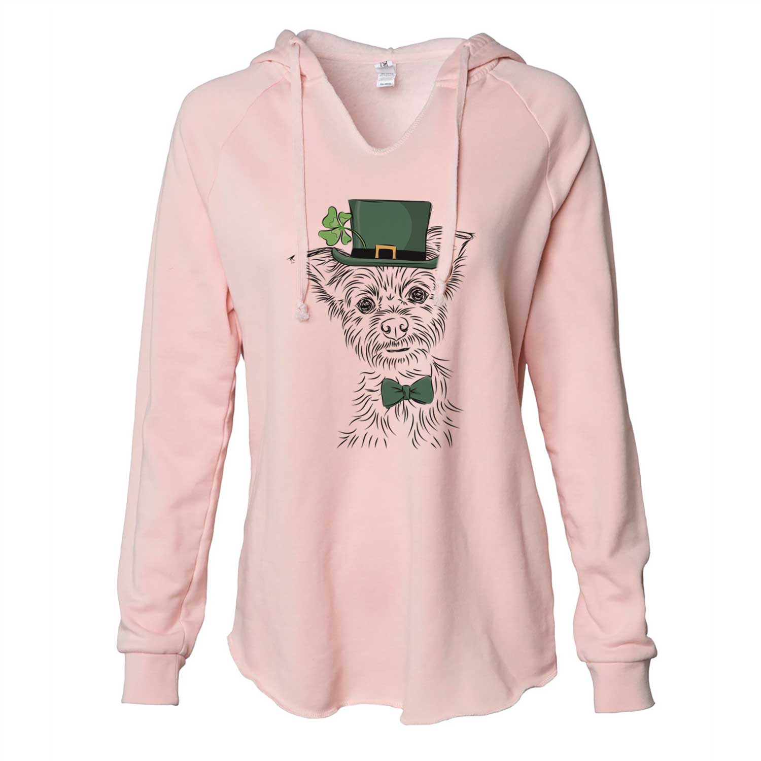 St. Patrick's Bingo the Yorkshire Terrier - Cali Wave Hooded Sweatshirt