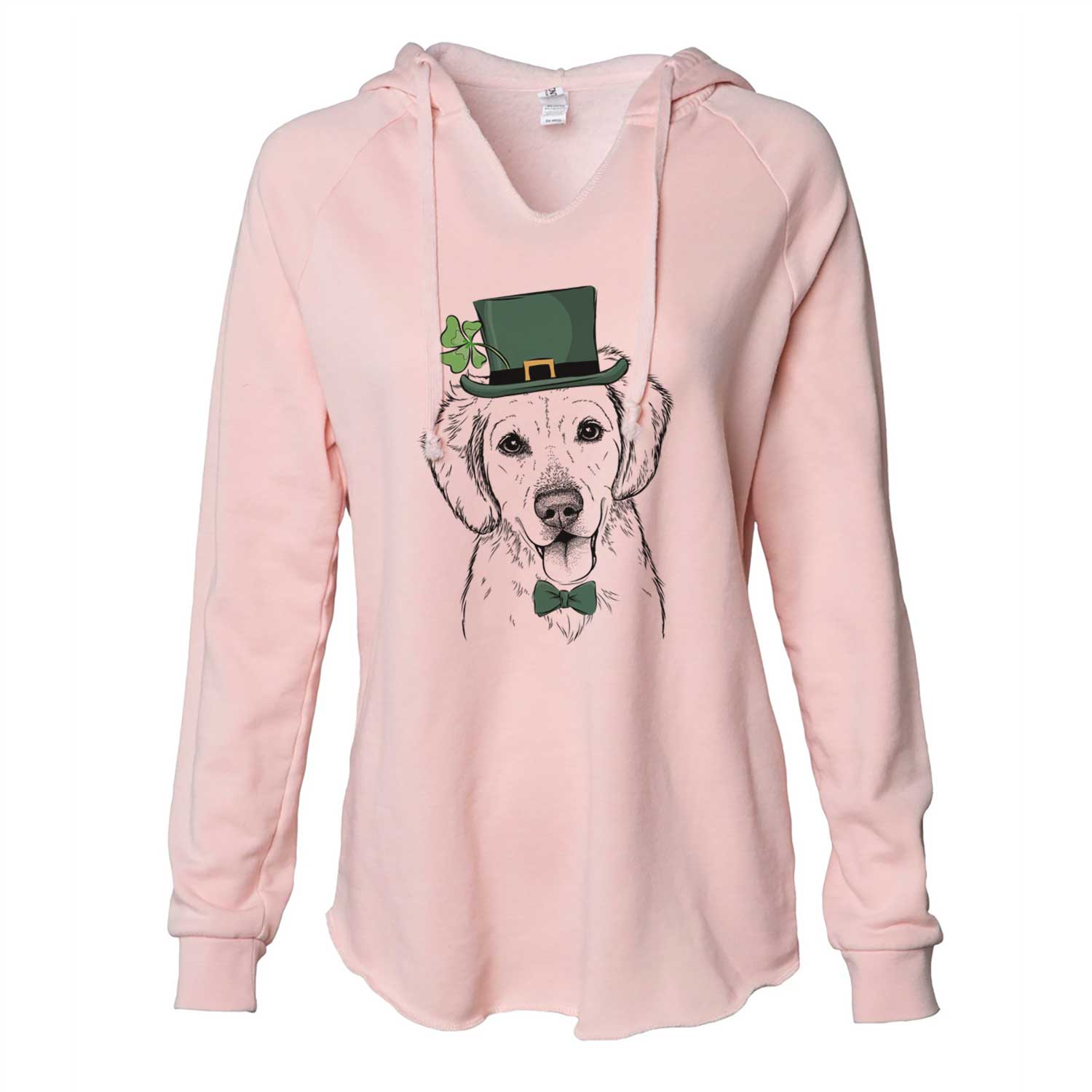 St. Patrick's Bojo the Golden Retriever - Cali Wave Hooded Sweatshirt