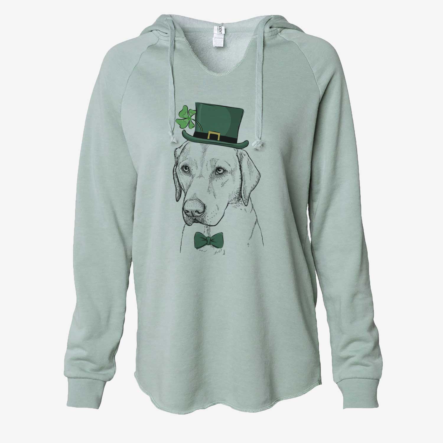 St. Patrick's Braxton the Yellow Lab - Cali Wave Hooded Sweatshirt