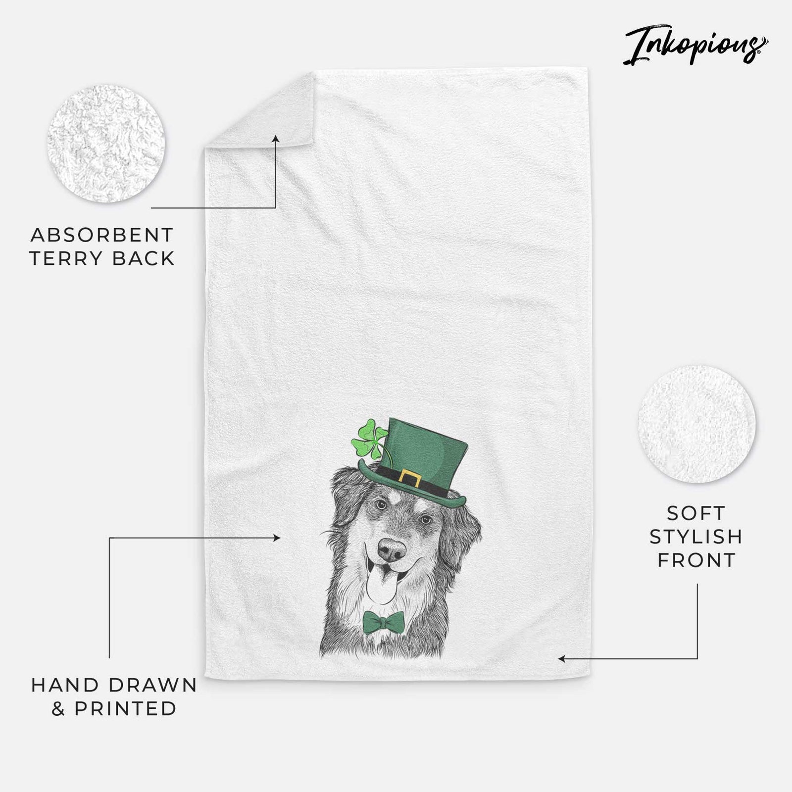 Brodie the Golden Aussie Decorative Hand Towel