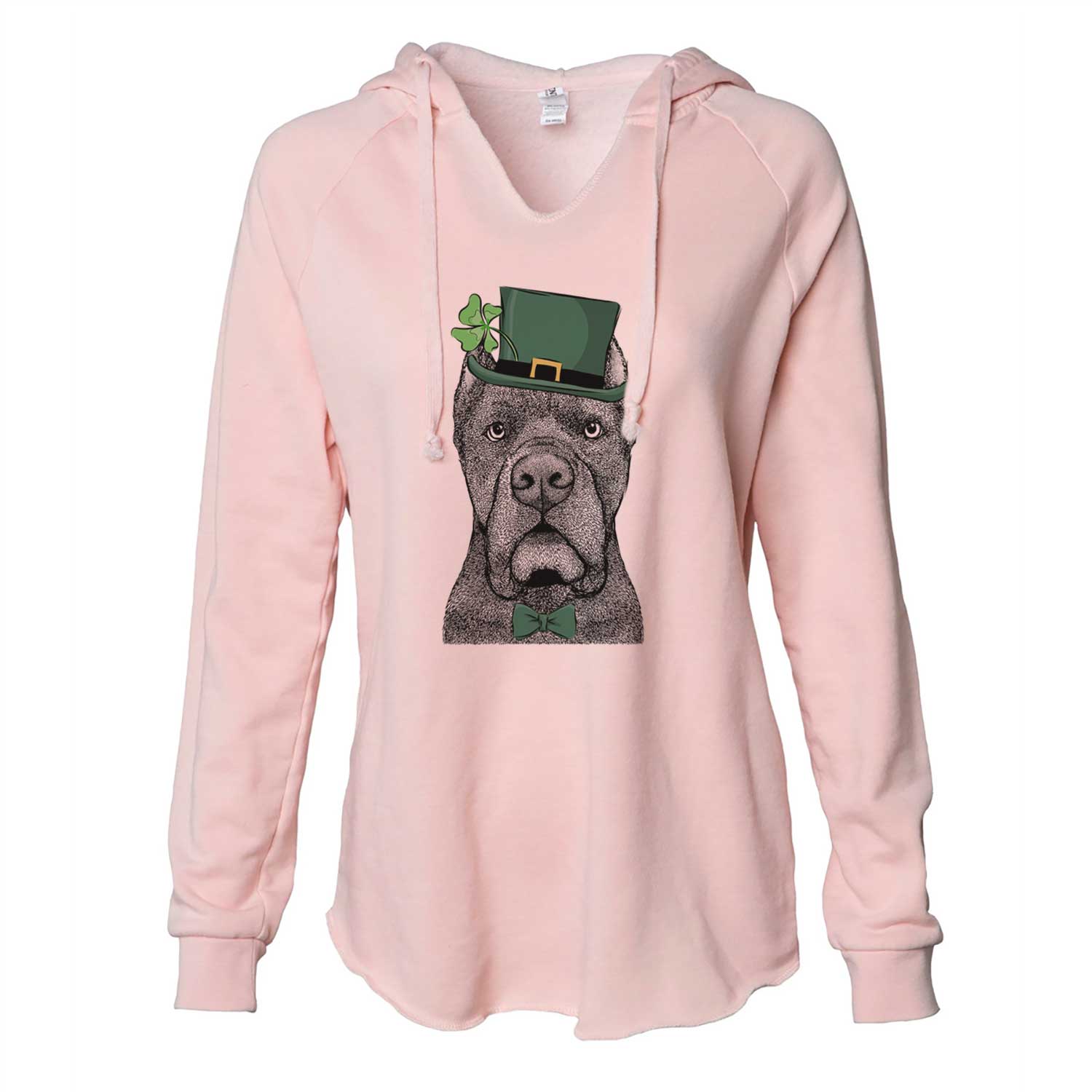 St. Patrick's Bruno the Cane Corso - Cali Wave Hooded Sweatshirt