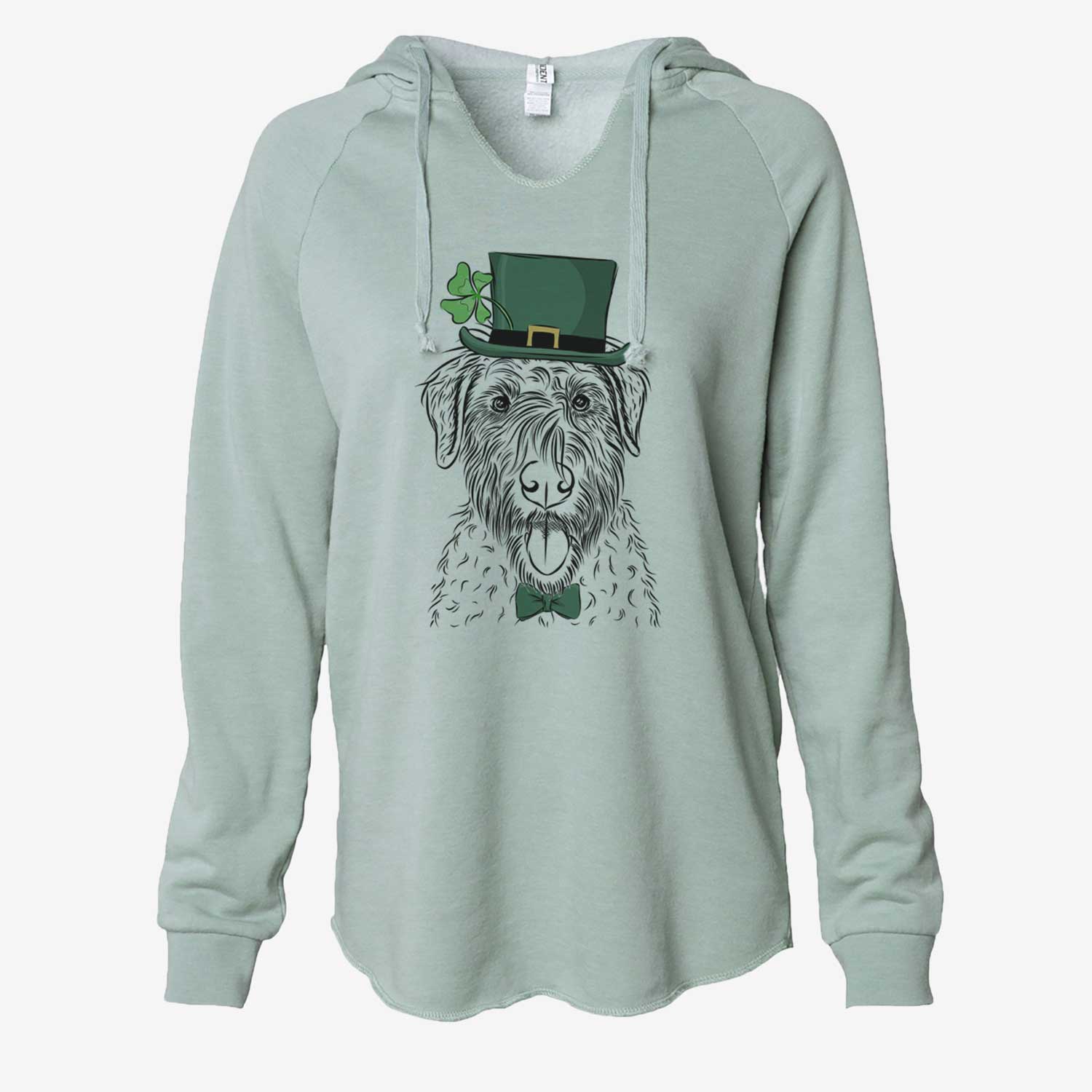 St. Patrick's Chester the Soft Coated Wheaten Terrier - Cali Wave Hooded Sweatshirt