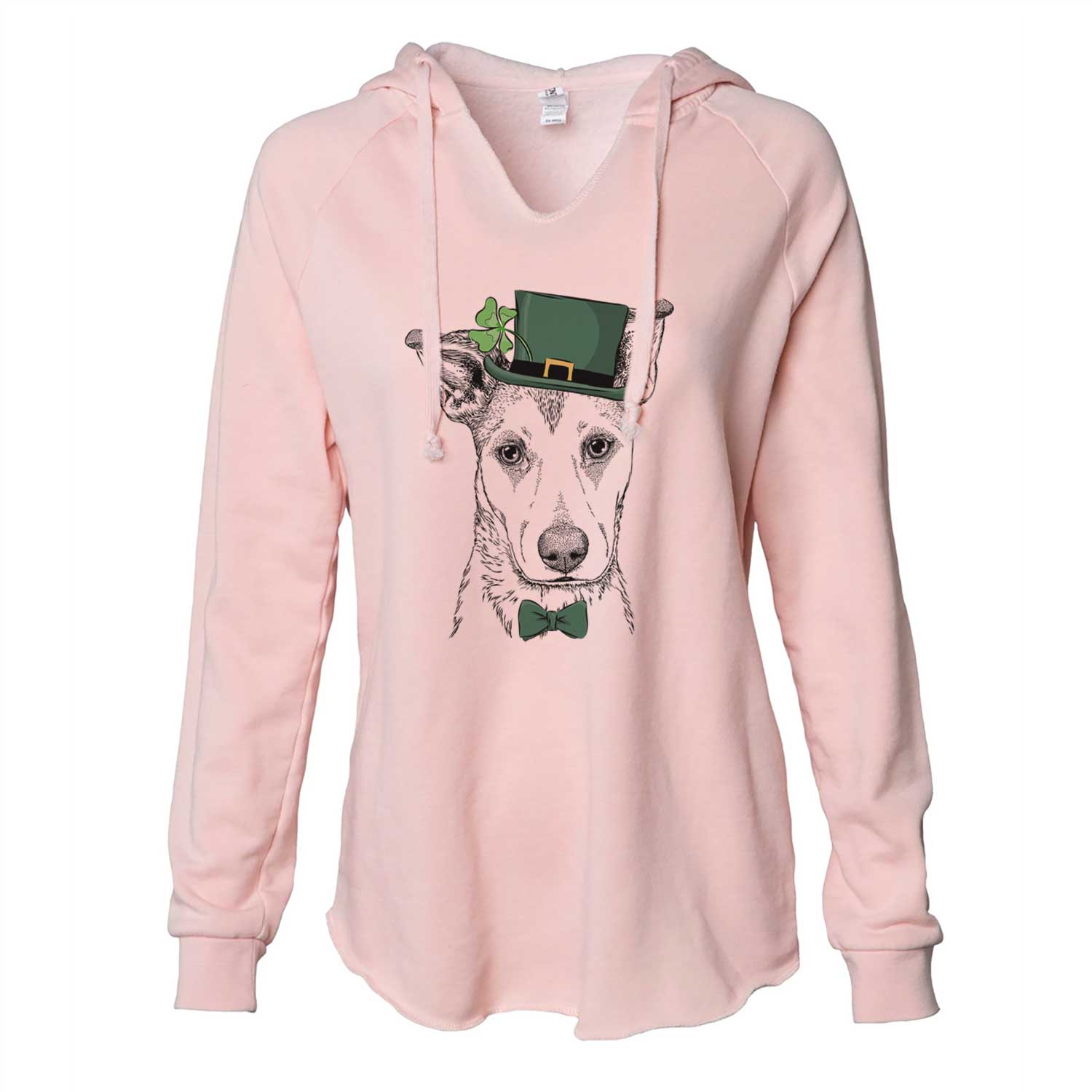 St. Patrick's Coral the Mixed Breed - Cali Wave Hooded Sweatshirt