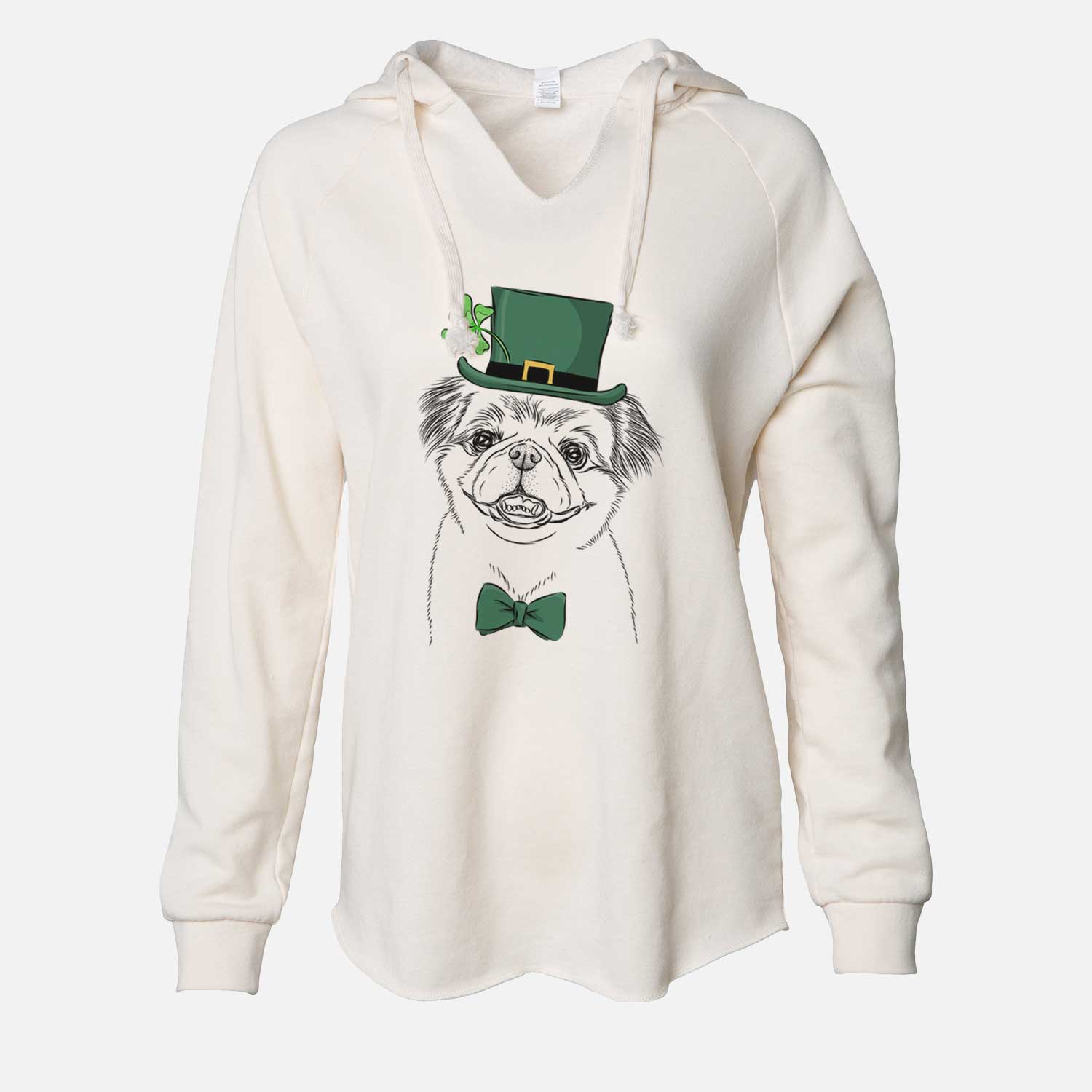 St. Patrick's Danny the Pekingese - Cali Wave Hooded Sweatshirt