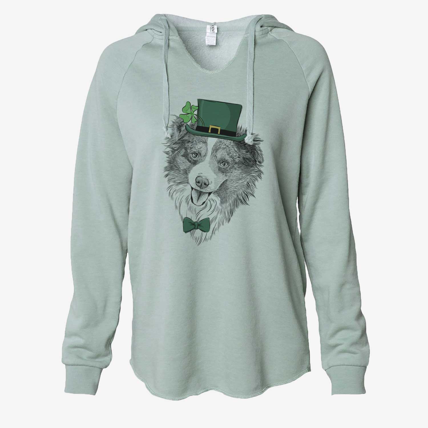 St. Patrick's Doc the Mini Aussie - Cali Wave Hooded Sweatshirt