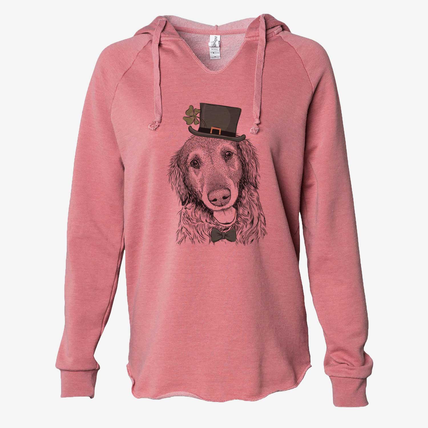 St. Patrick's Duncan the Golden Retriever - Cali Wave Hooded Sweatshirt