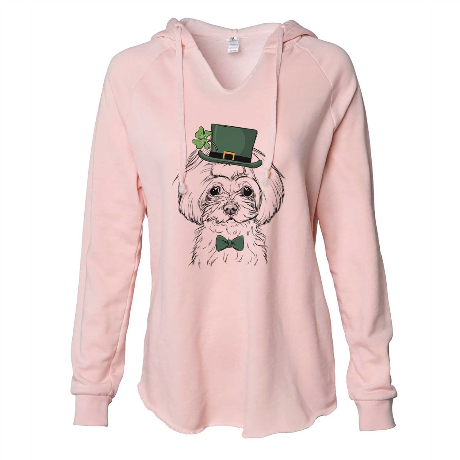 St. Patrick's Ellie the Maltese - Cali Wave Hooded Sweatshirt