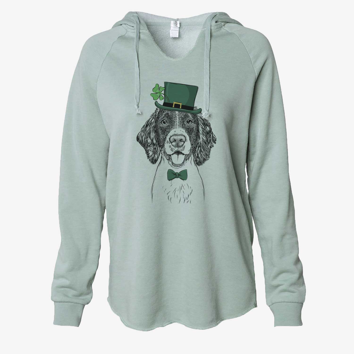 St. Patrick's Ever the English Springer Spaniel - Cali Wave Hooded Sweatshirt