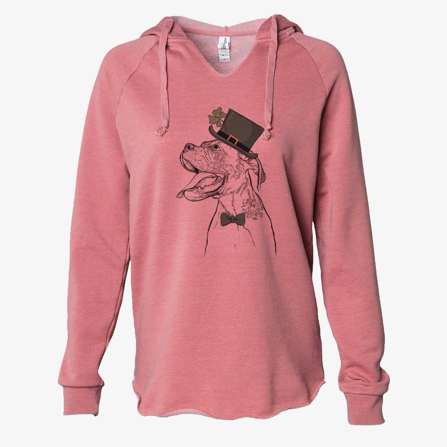 St. Patrick's Floyd the Boxer - Cali Wave Hooded Sweatshirt