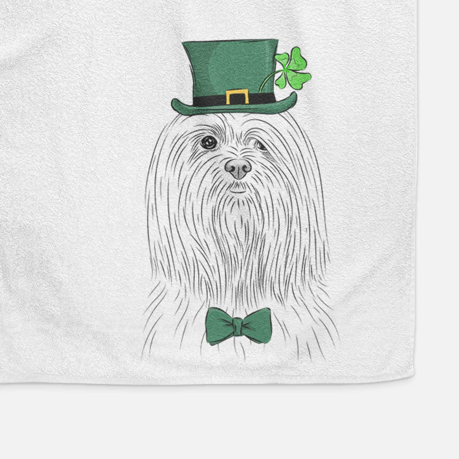 Lorenzo the Lhasa Apso Decorative Hand Towel