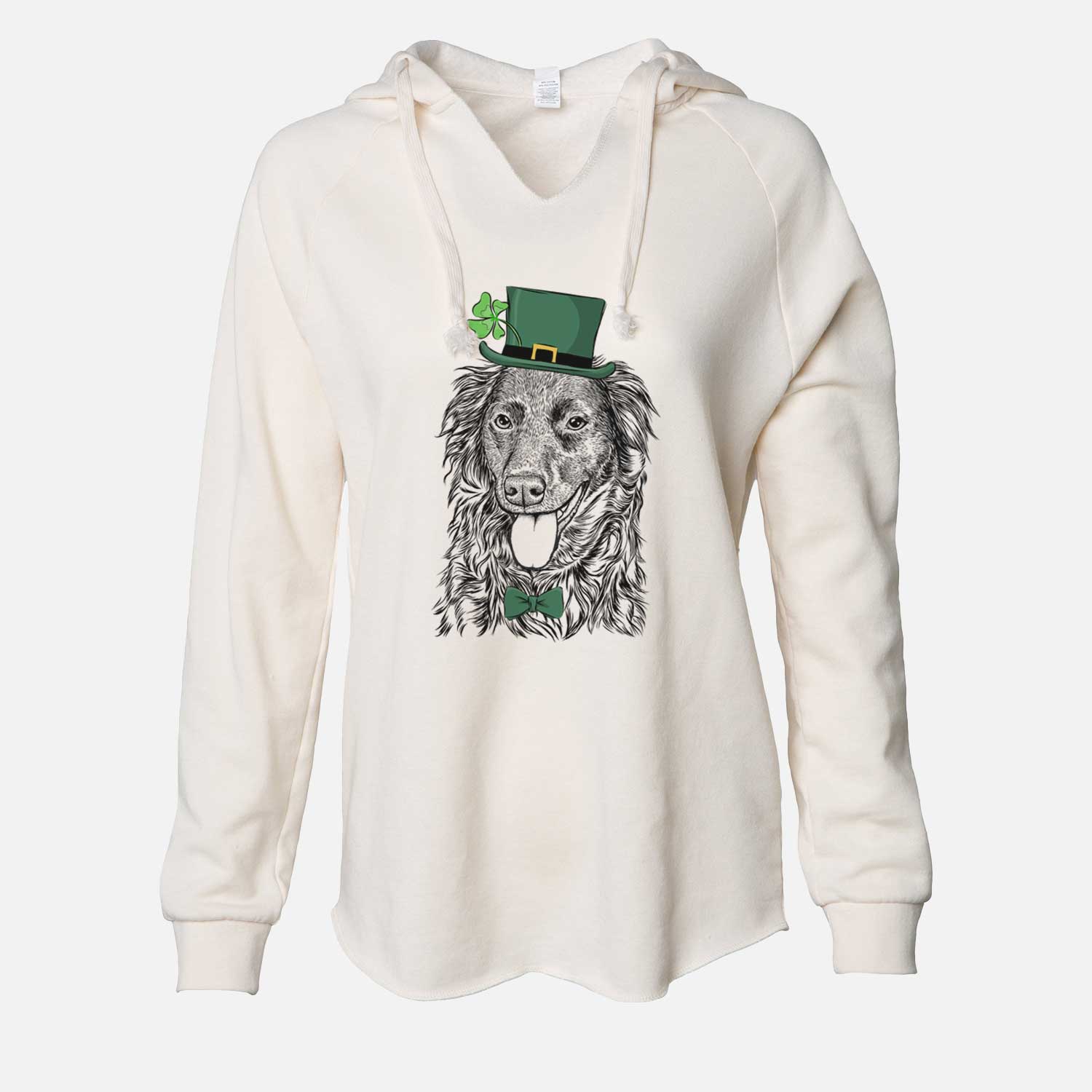St. Patrick's Maisie Mae the Aussiedor - Cali Wave Hooded Sweatshirt