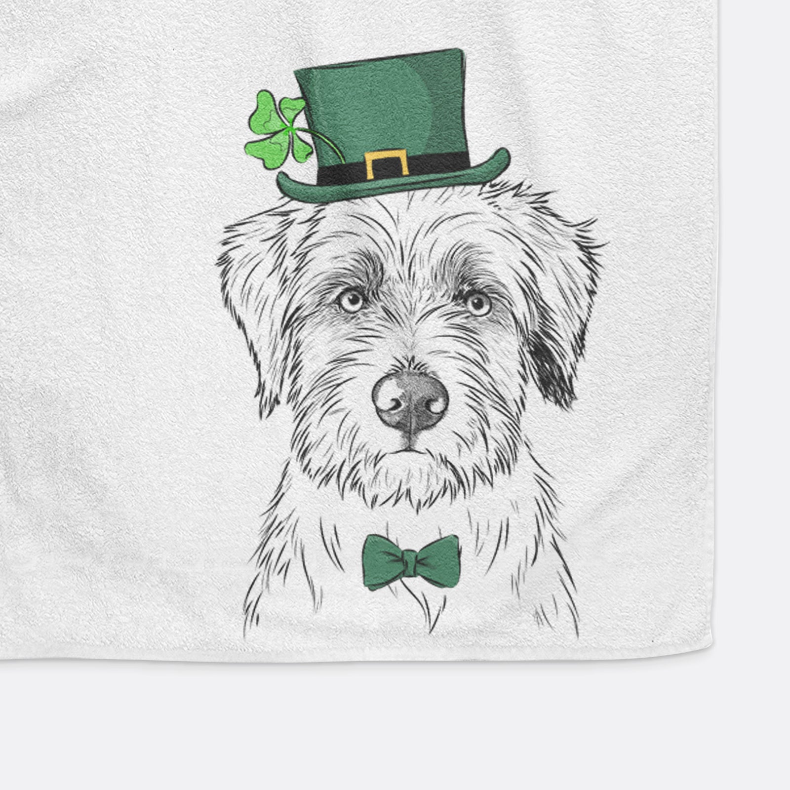 Marek the Bernedoodle Decorative Hand Towel