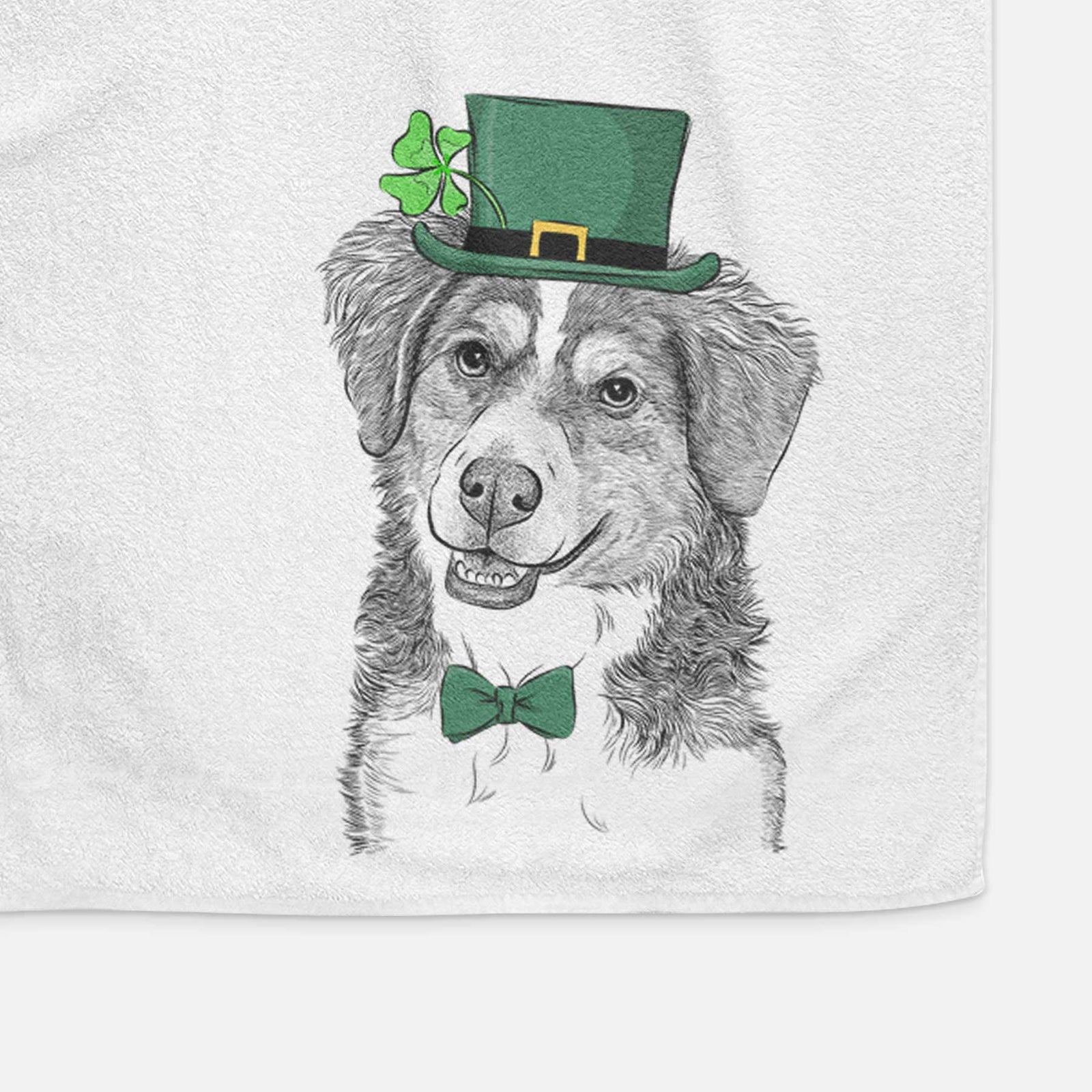 Molly the Miniature Bernedoodle Decorative Hand Towel