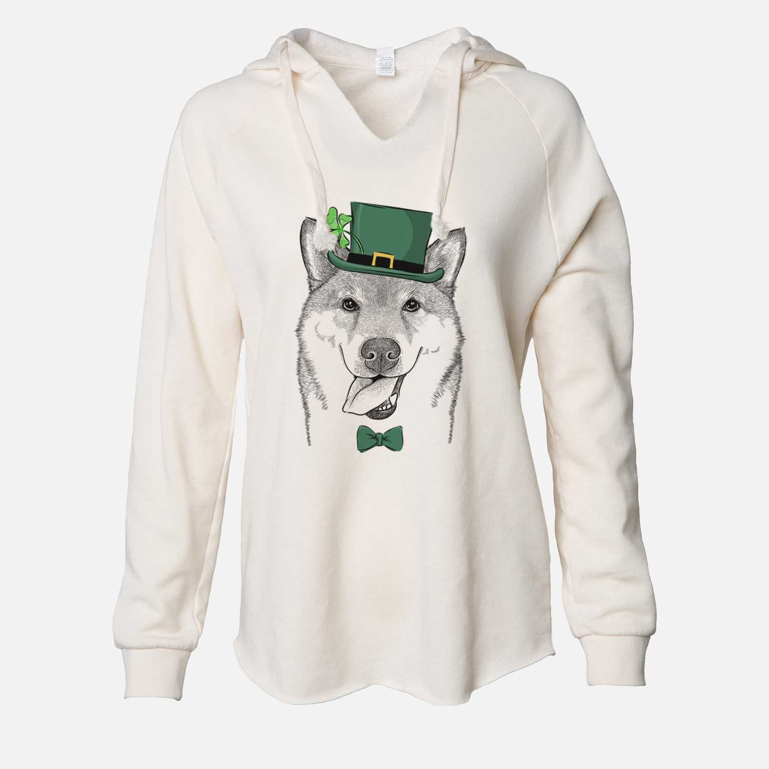 St. Patrick's Mothra the Shiba Inu - Cali Wave Hooded Sweatshirt