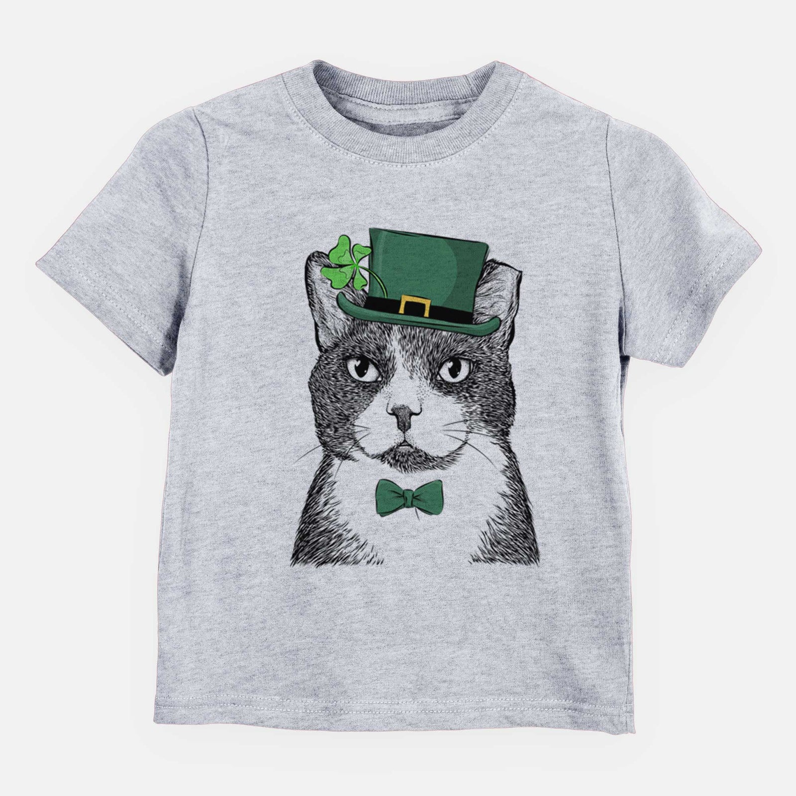 St. Patricks Pinky the Tuxedo Cat - Kids/Youth/Toddler Shirt