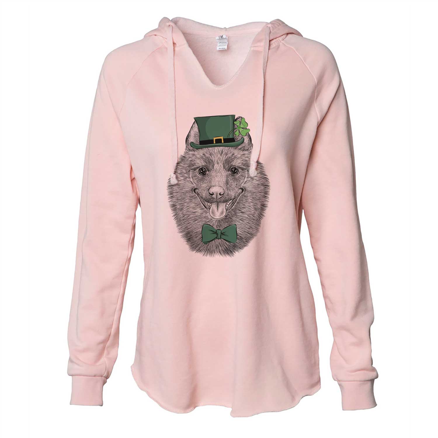 St. Patrick's Sander the Schipperke - Cali Wave Hooded Sweatshirt