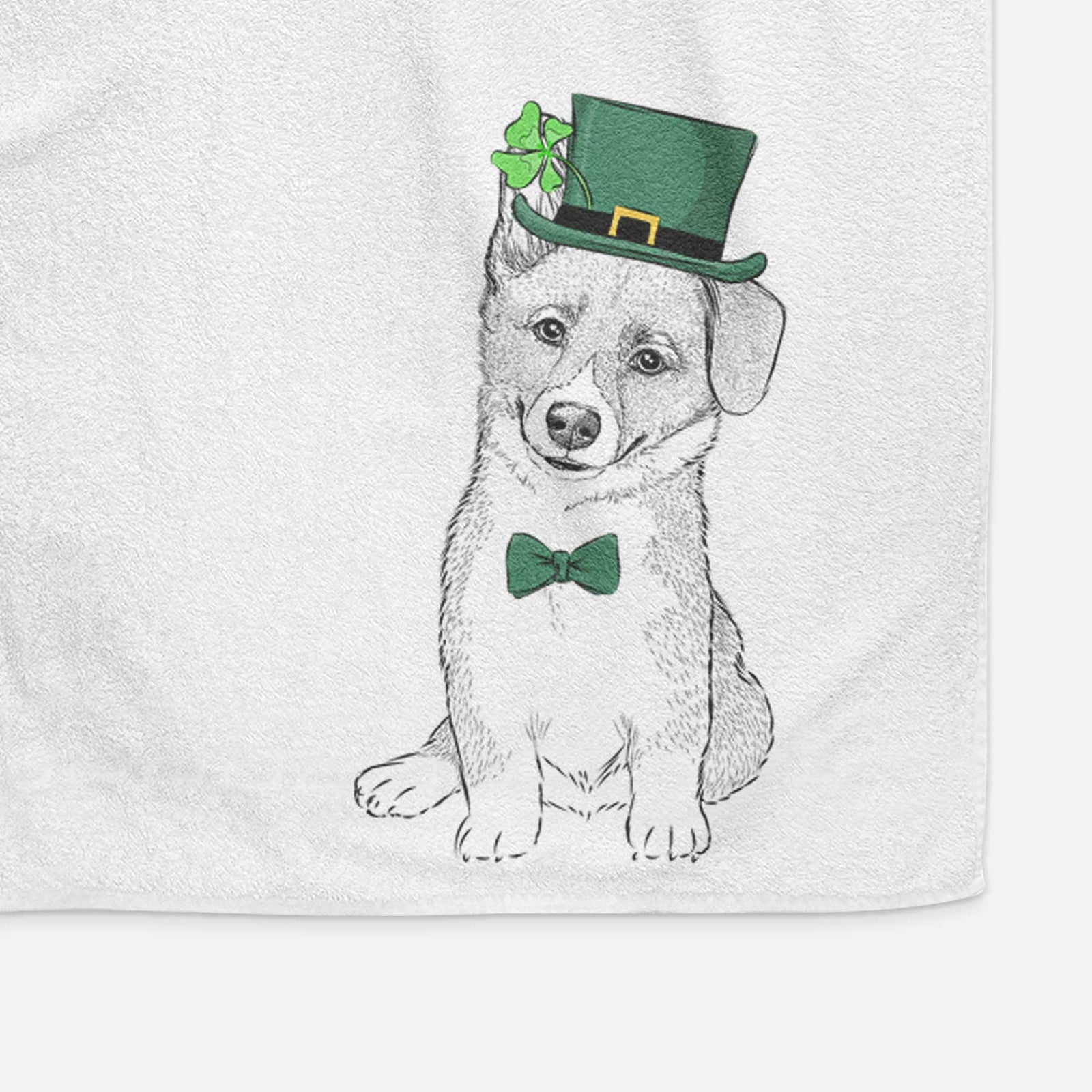 Toby the Corgi Puppy Decorative Hand Towel
