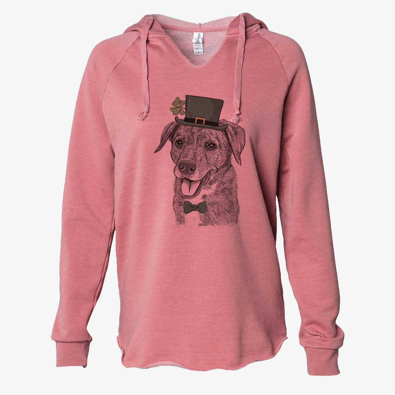St. Patrick's Wally the Mixed Breed - Cali Wave Hooded Sweatshirt
