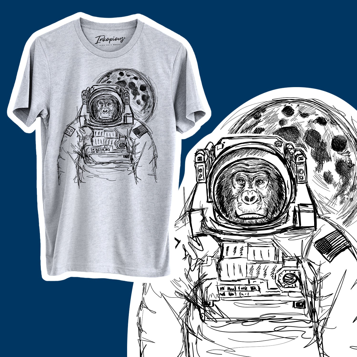 Space Ape - Unisex Crewneck