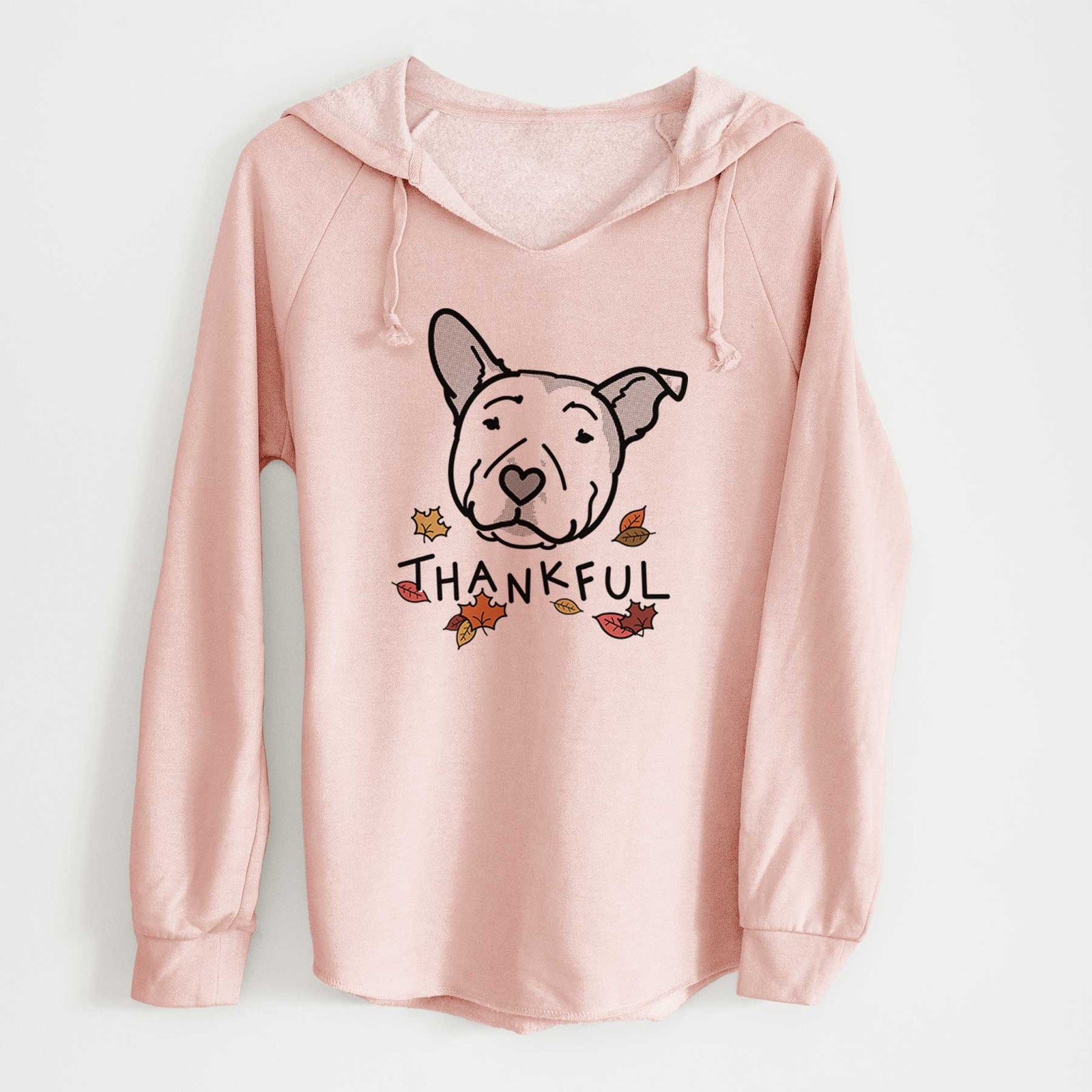 Thankful Pitbull - Archer - Cali Wave Hooded Sweatshirt