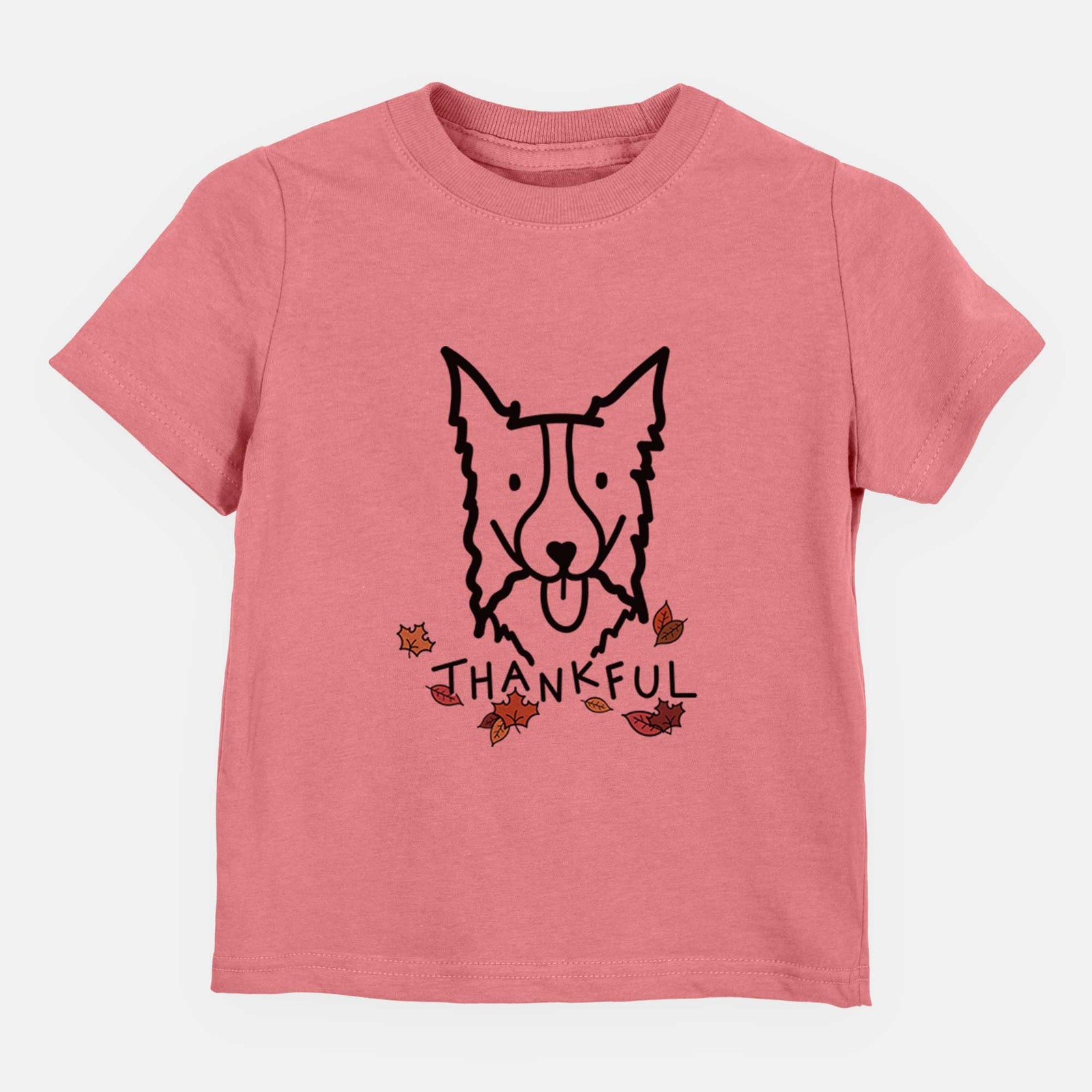 Thankful Border Collie - Kids/Youth/Toddler Shirt