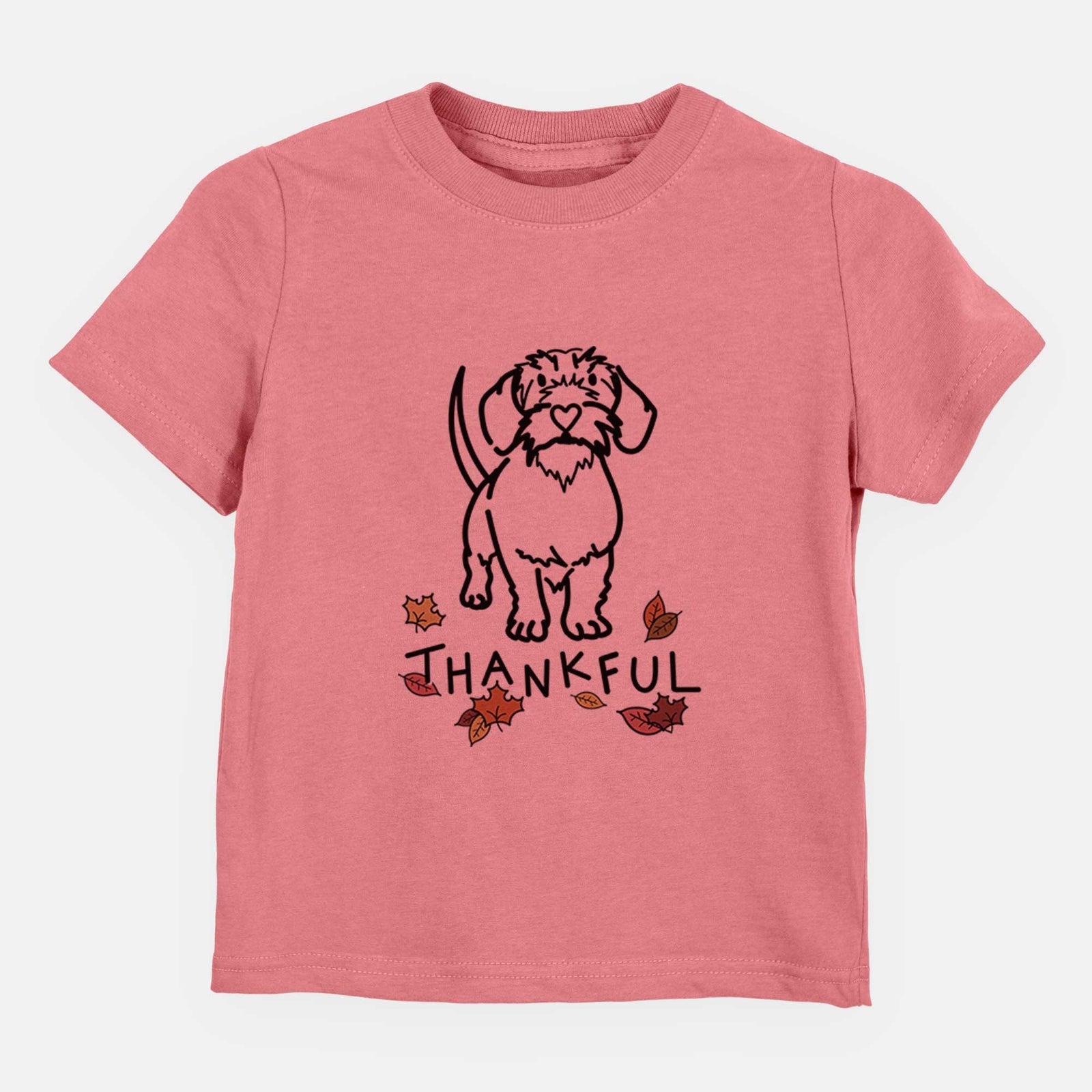 Thankful Wire Dachshund - Henry - Kids/Youth/Toddler Shirt