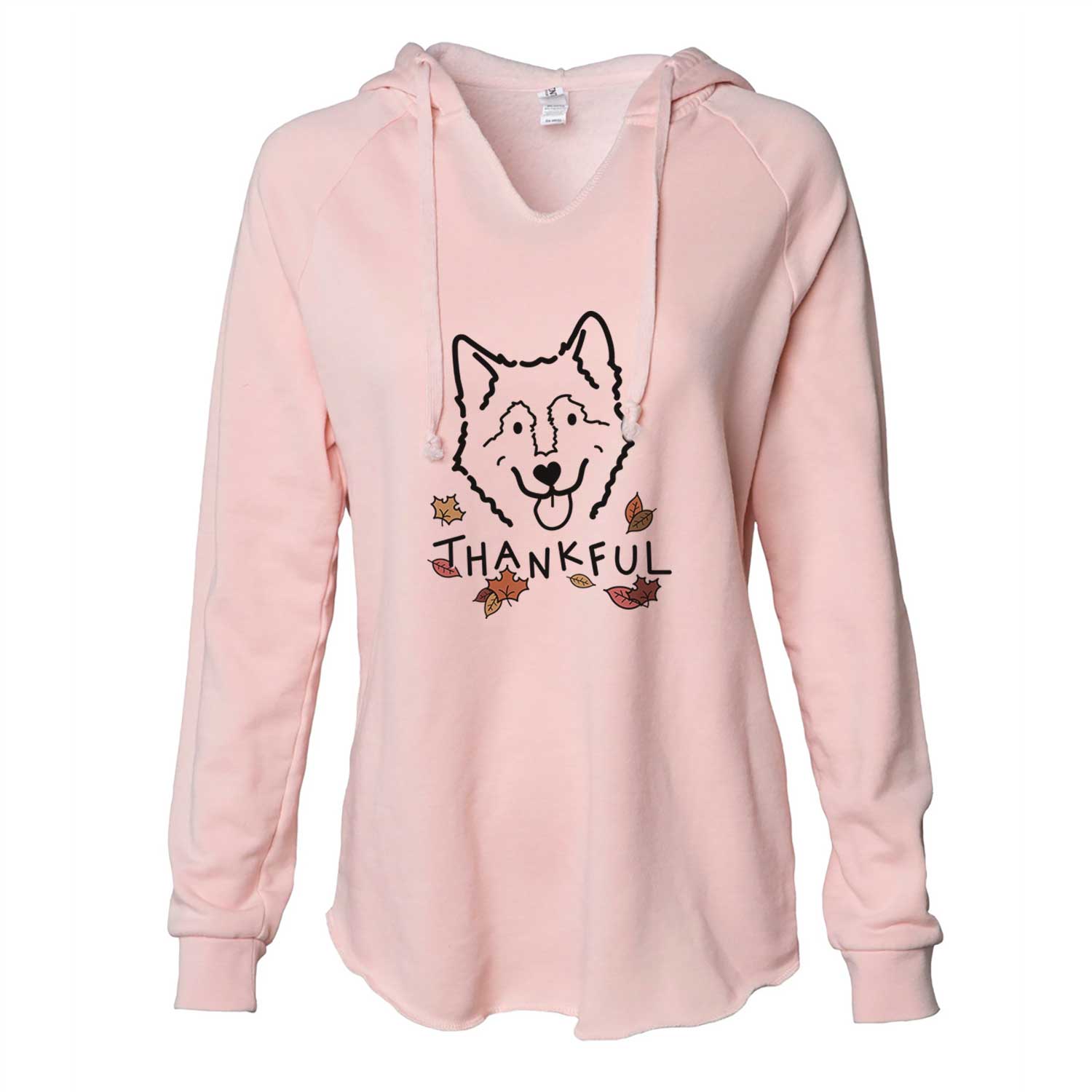 Thankful Alaskan Malamute - Max - Cali Wave Hooded Sweatshirt