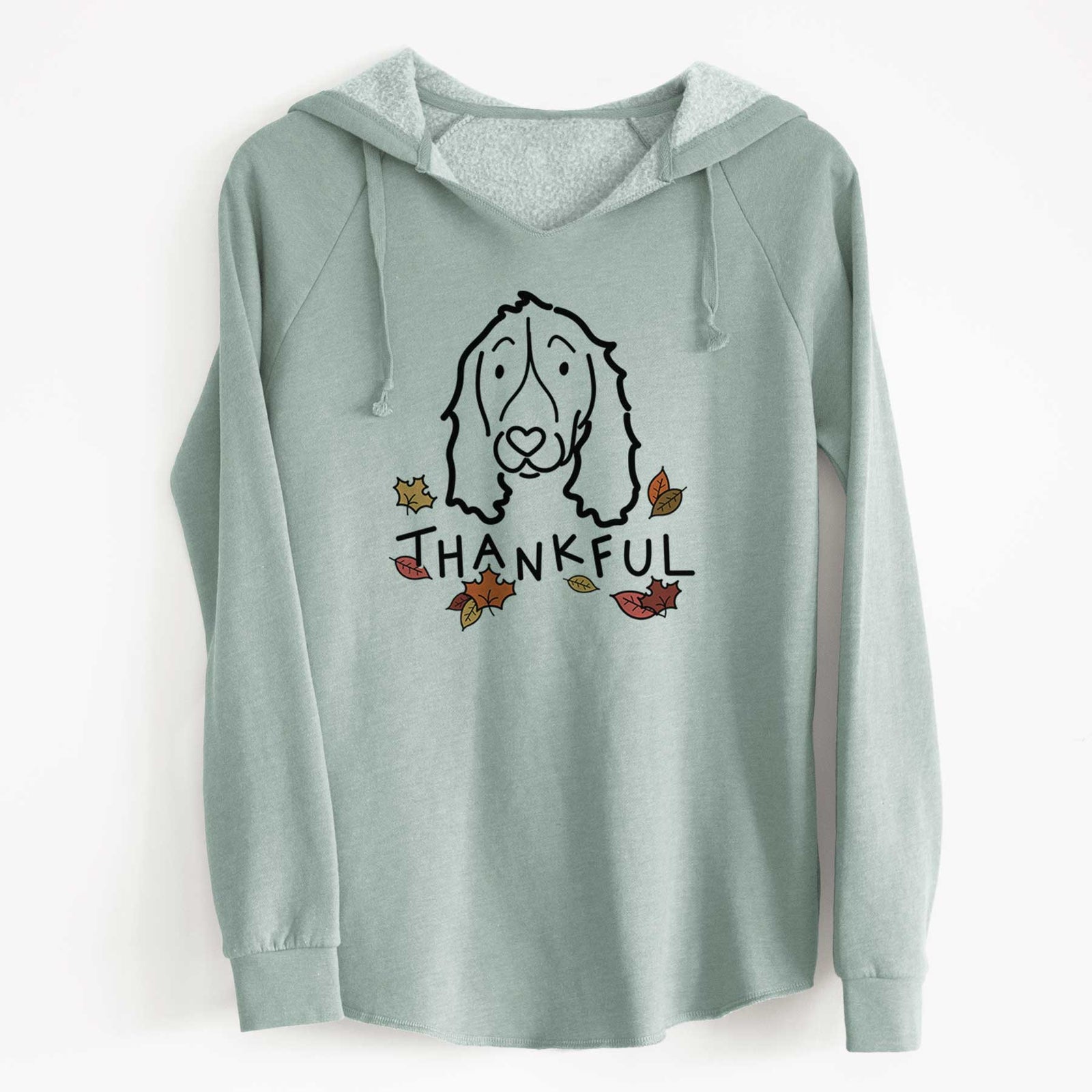 Thankful English Springer Spaniel - Cali Wave Hooded Sweatshirt