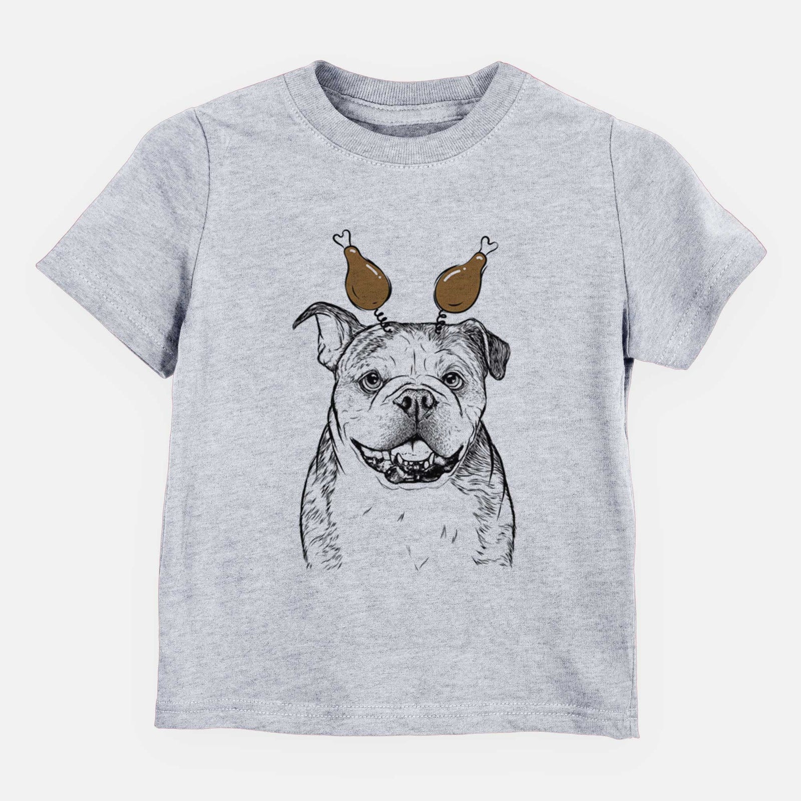 Thanksgiving Agatha the Boston Bulldog - Kids/Youth/Toddler Shirt