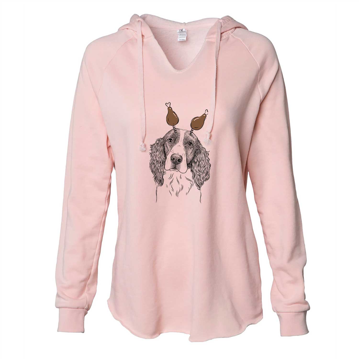 Thanksgiving Annie the English Springer Spaniel - Cali Wave Hooded Sweatshirt