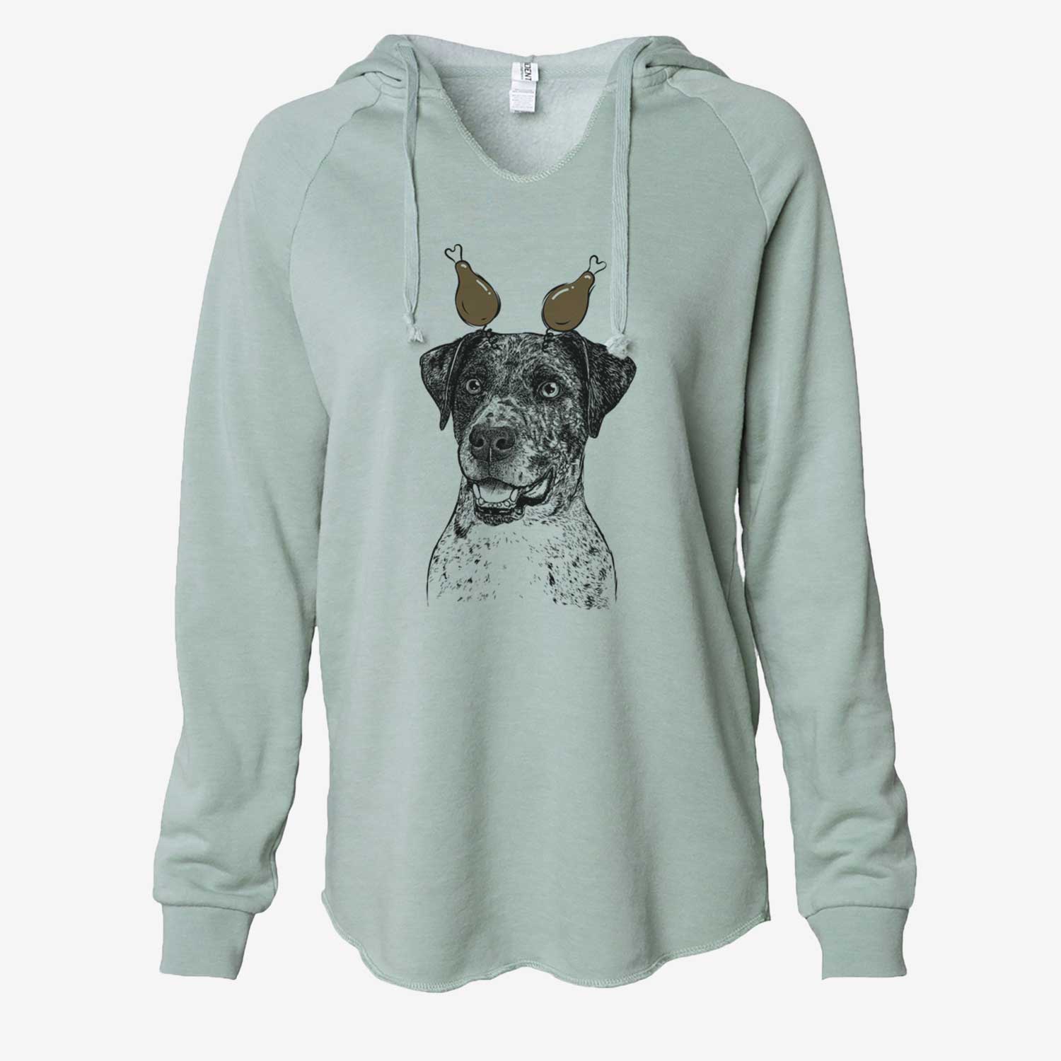 Thanksgiving Argos the Catahoula - Cali Wave Hooded Sweatshirt