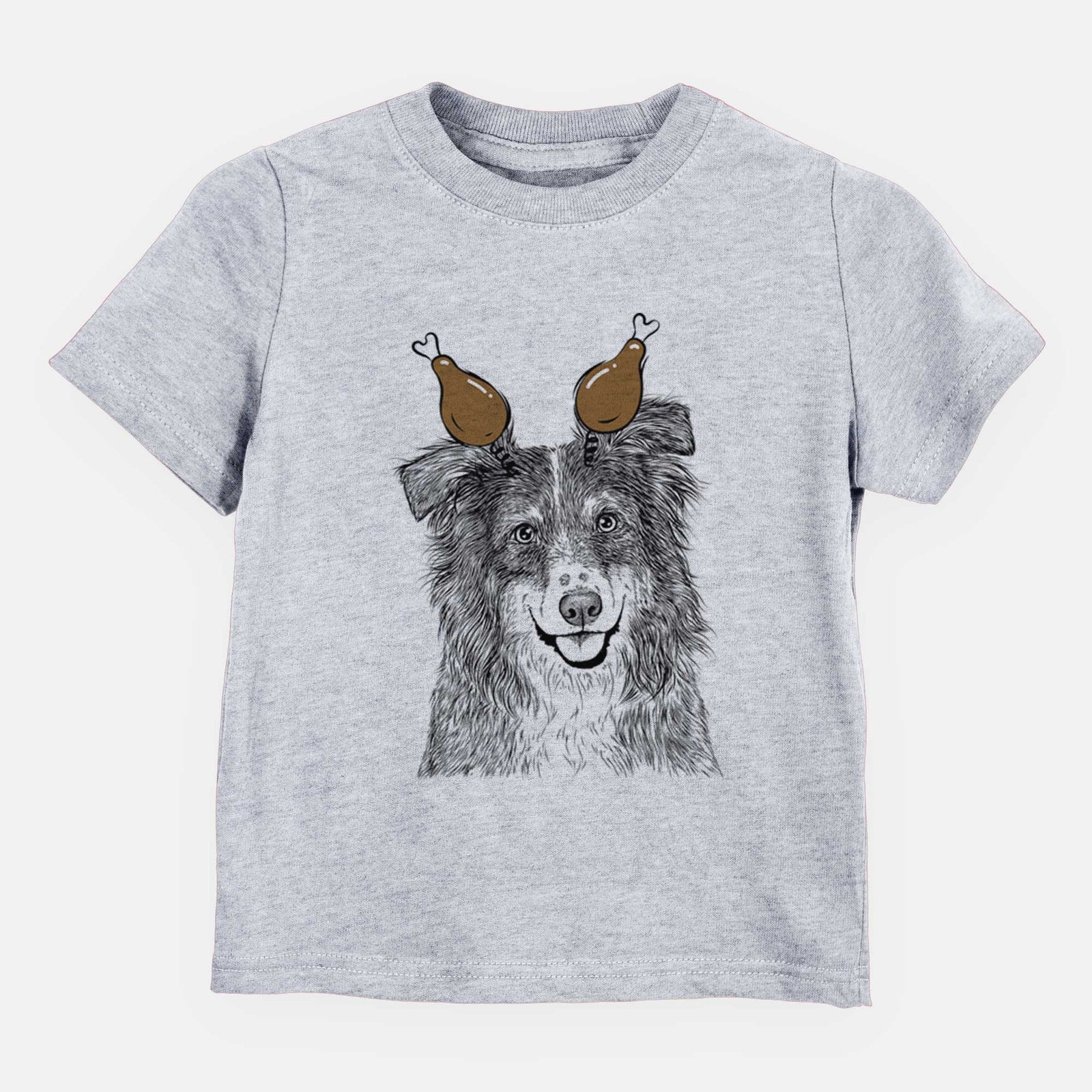 Thanksgiving Aushe the Australian Shepherd - Kids/Youth/Toddler Shirt