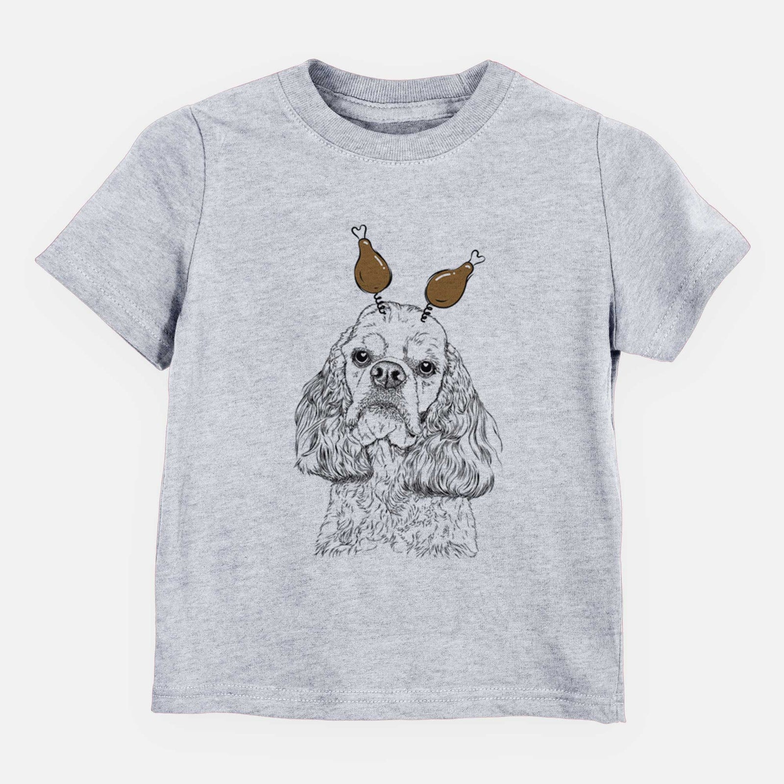 Thanksgiving Bailey the American Cocker Spaniel - Kids/Youth/Toddler Shirt