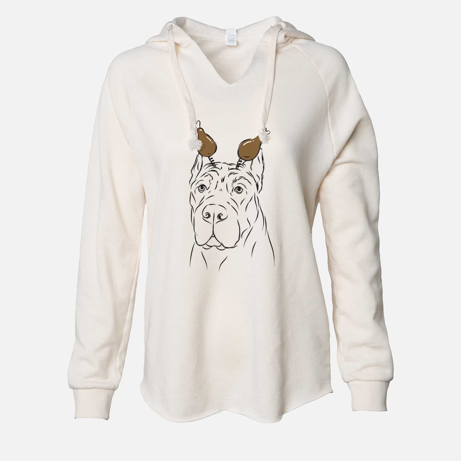 Thanksgiving Bearson the Cane Corso - Cali Wave Hooded Sweatshirt