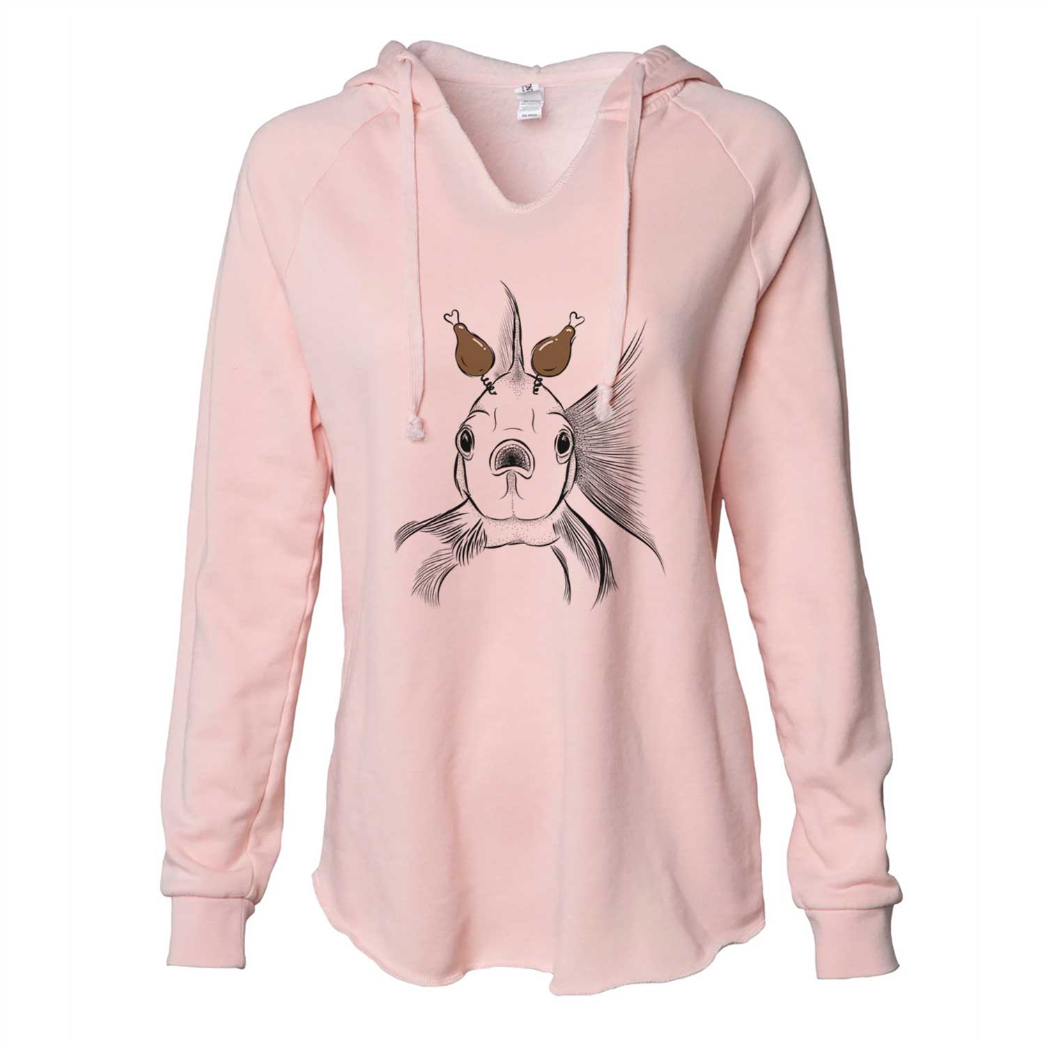 Thanksgiving Beefcake the Goldfish - Cali Wave Hooded Sweatshirt