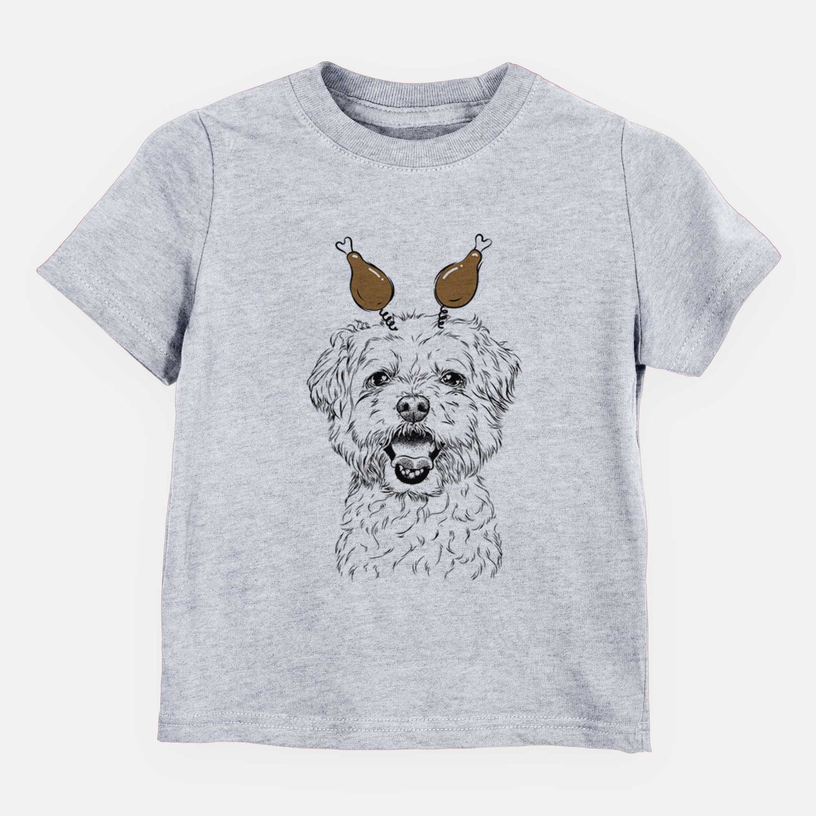 Thanksgiving Belle the Maltipoo - Kids/Youth/Toddler Shirt