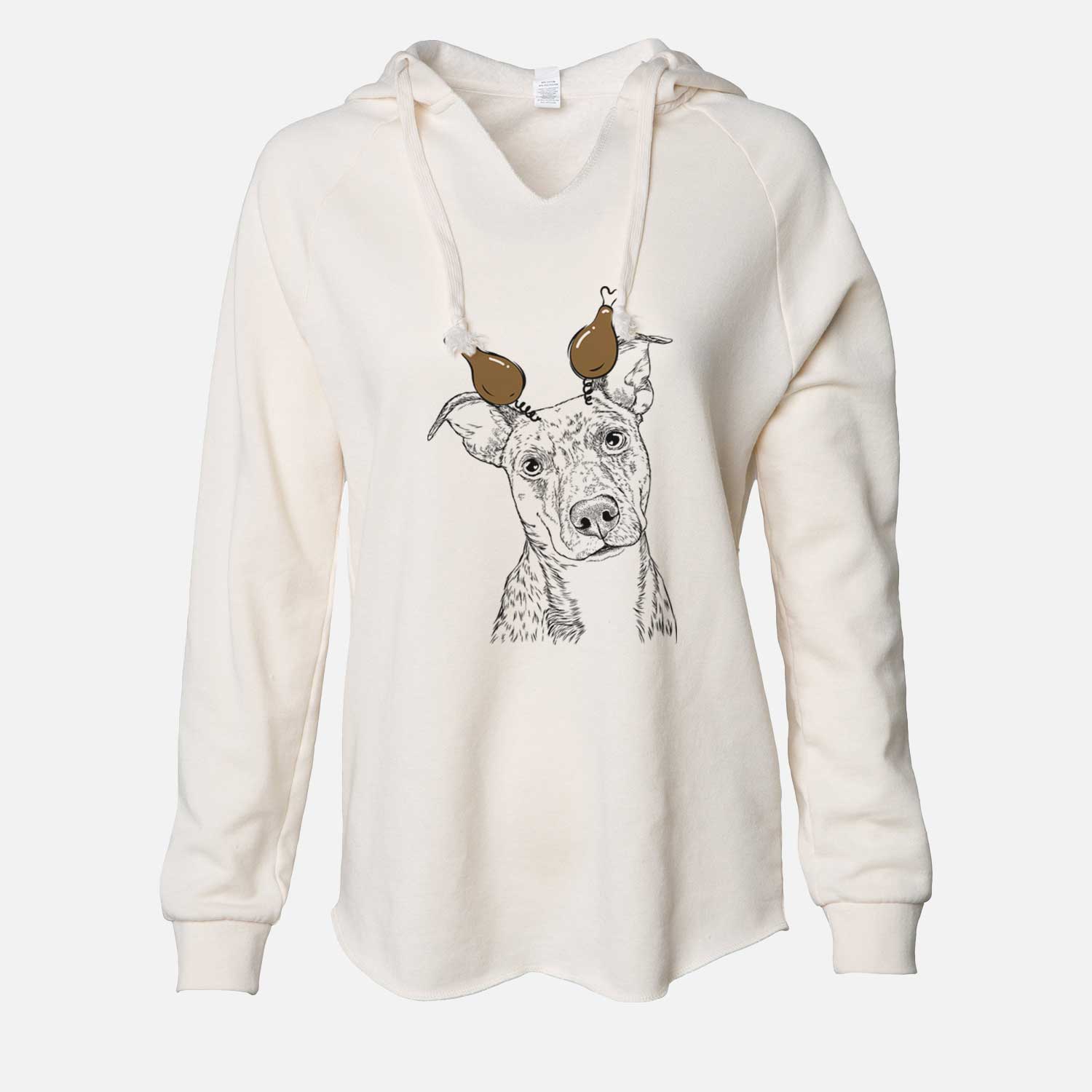 Thanksgiving Bianca the Mixed Breed - Cali Wave Hooded Sweatshirt
