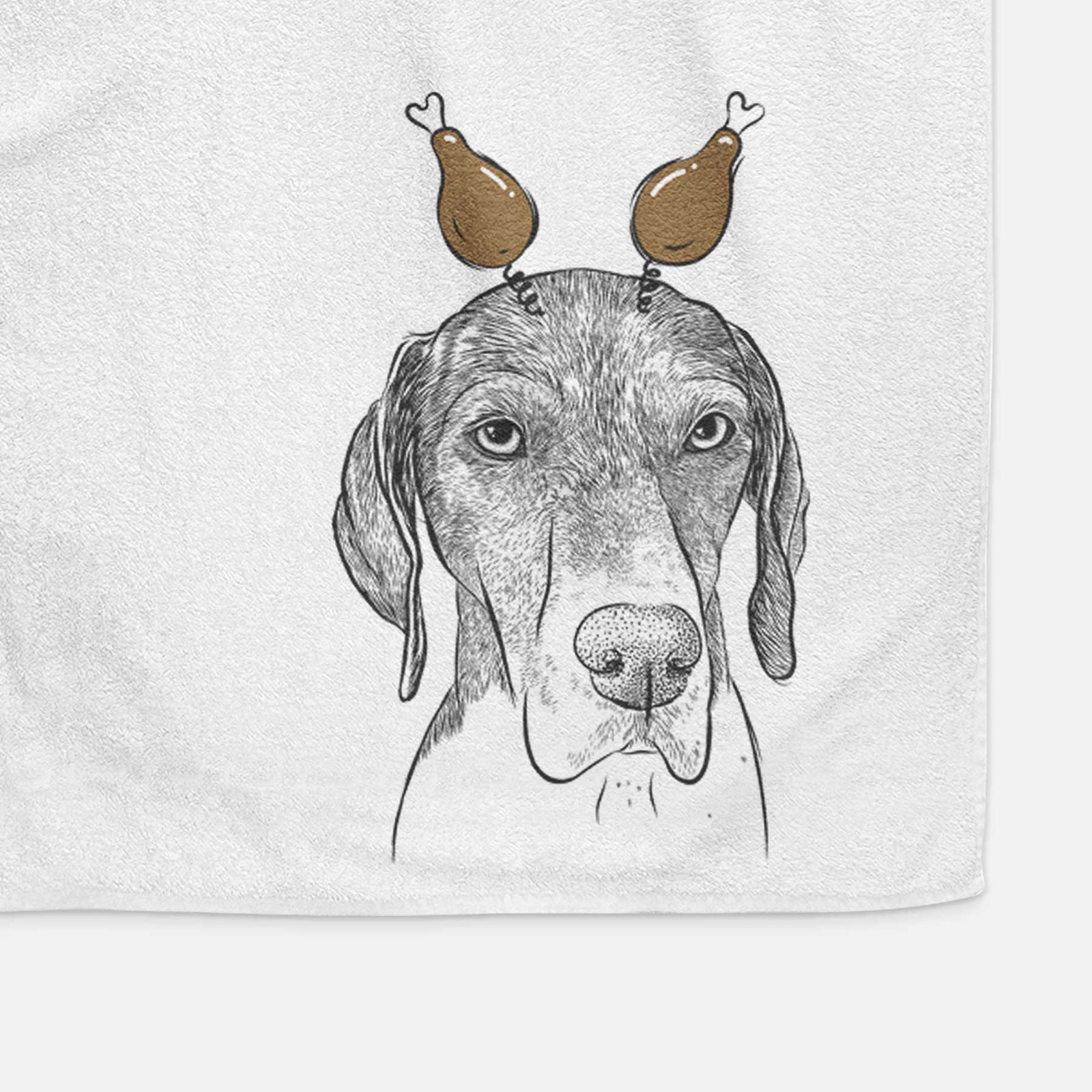 Bohdi the German Shorthaired Pointer Decorative Hand Towel