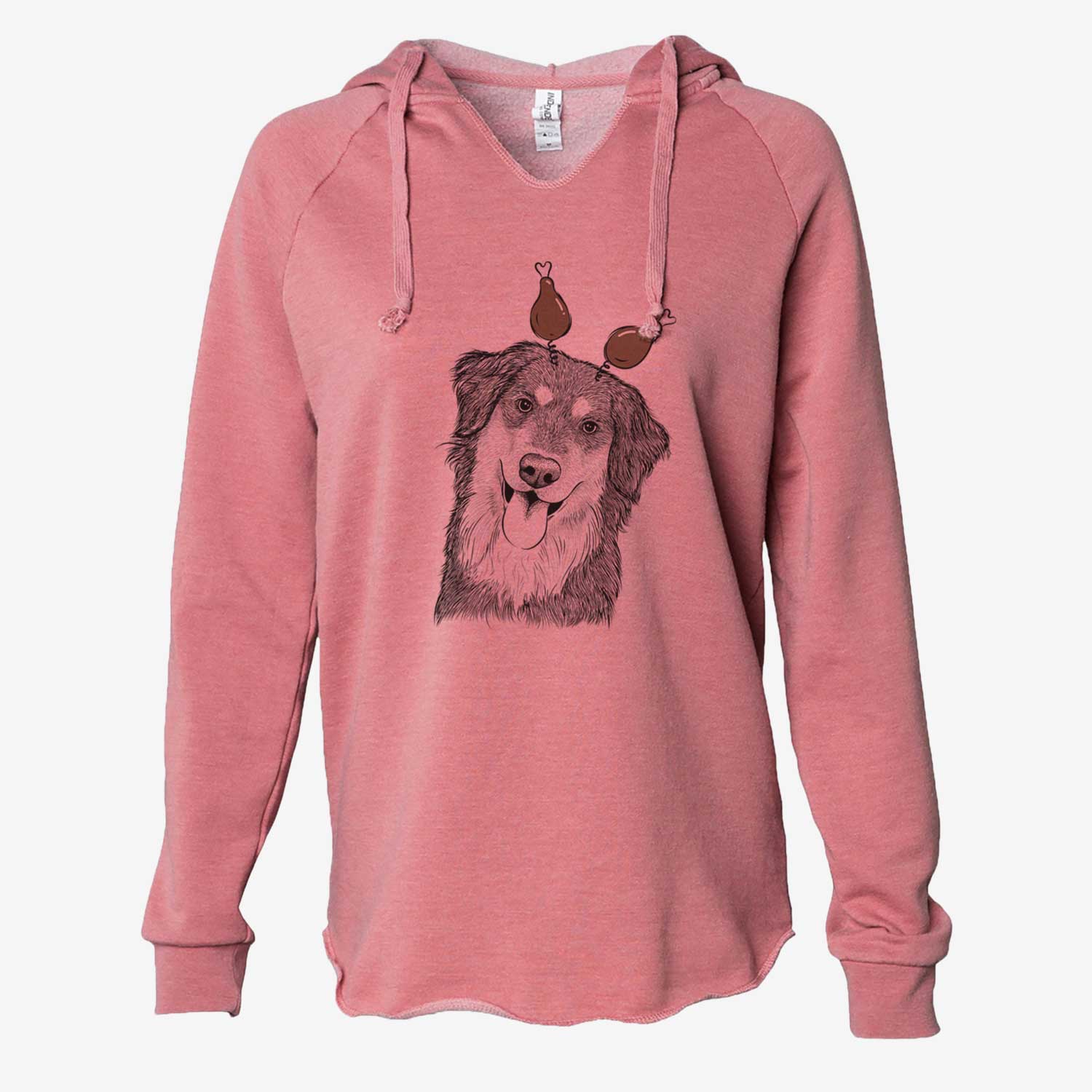 Thanksgiving Brodie the Golden Aussie - Cali Wave Hooded Sweatshirt