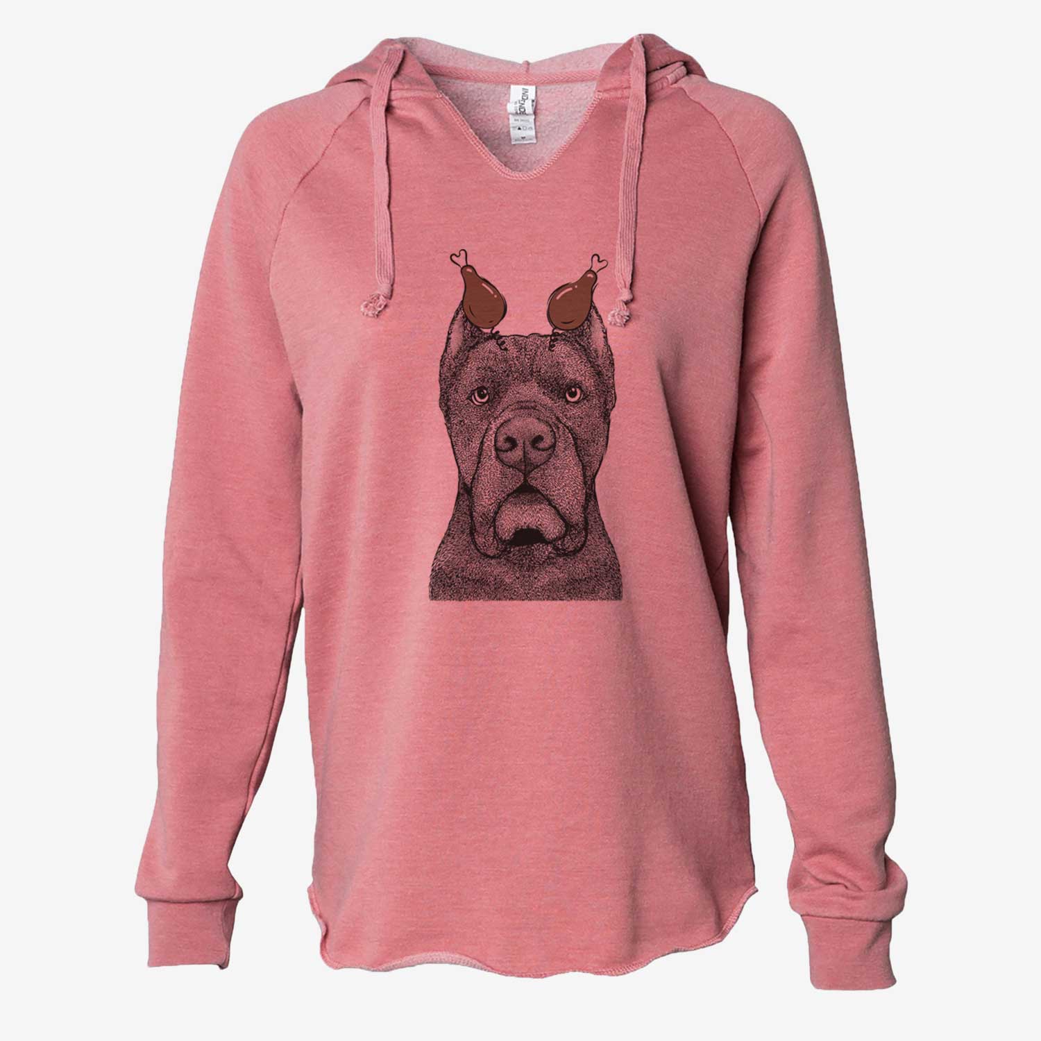Thanksgiving Bruno the Cane Corso - Cali Wave Hooded Sweatshirt