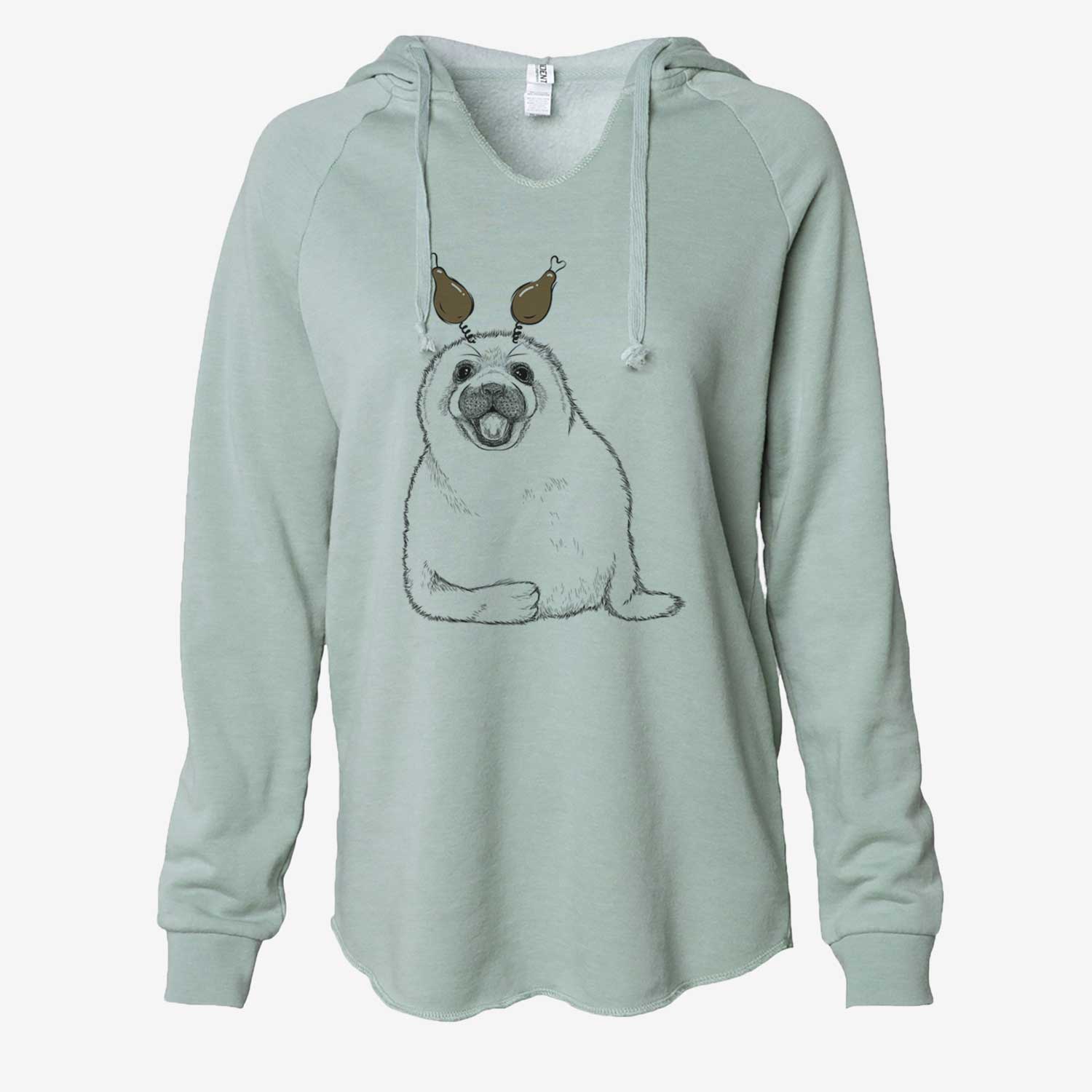 Thanksgiving Bub the Harp Seal - Cali Wave Hooded Sweatshirt