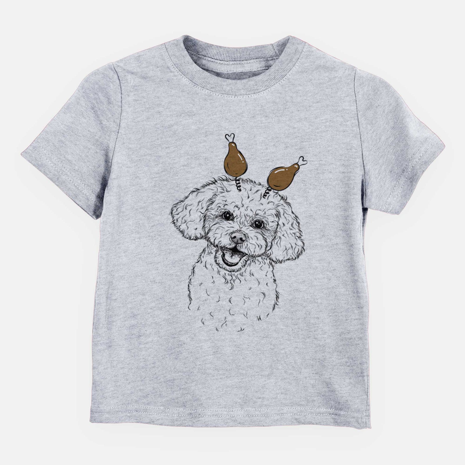 Thanksgiving Caesar the Bichon Frise - Kids/Youth/Toddler Shirt