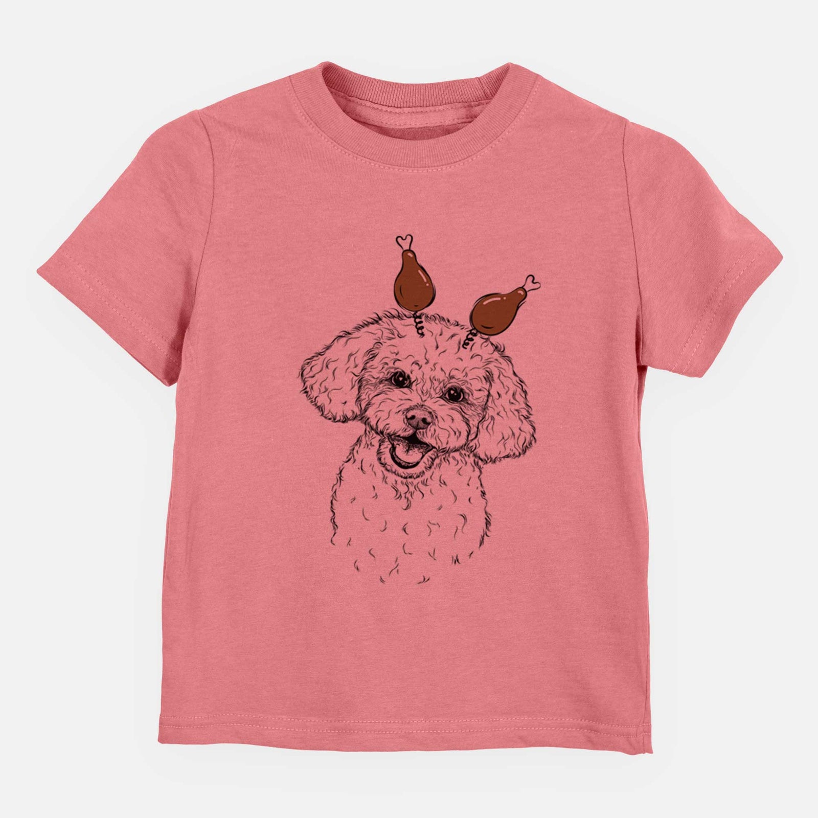 Thanksgiving Caesar the Bichon Frise - Kids/Youth/Toddler Shirt