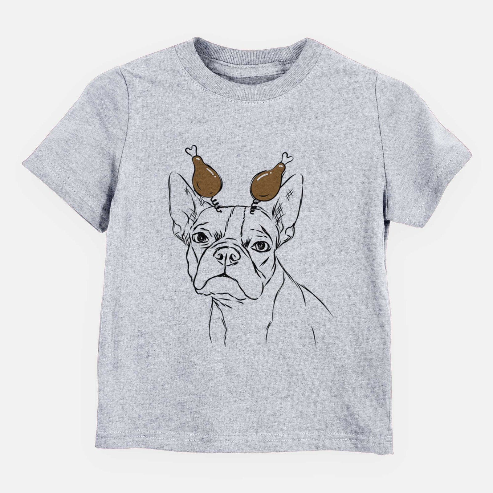 Thanksgiving Charles the Boston Terrier - Kids/Youth/Toddler Shirt