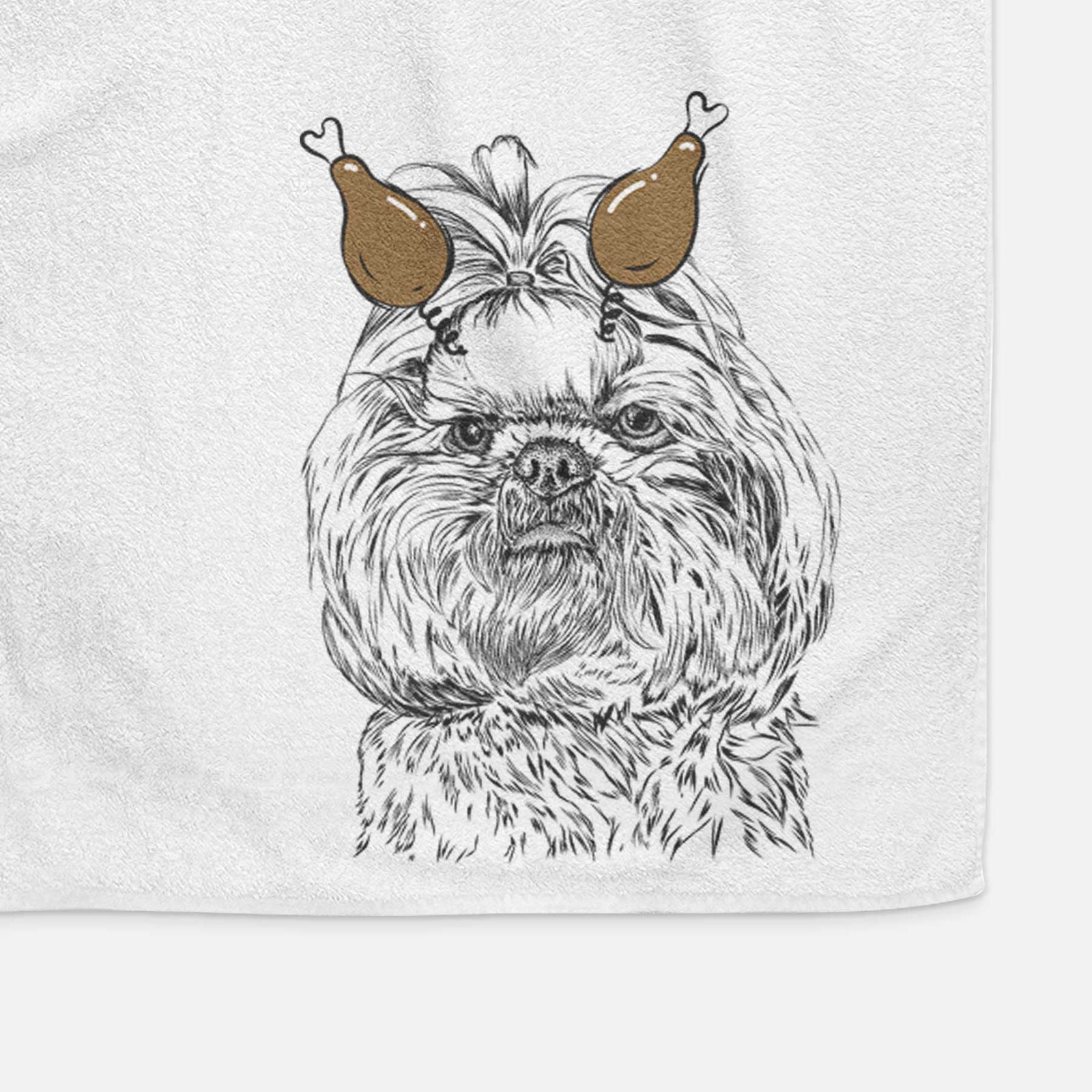 Chewie the Shih Tzu Decorative Hand Towel