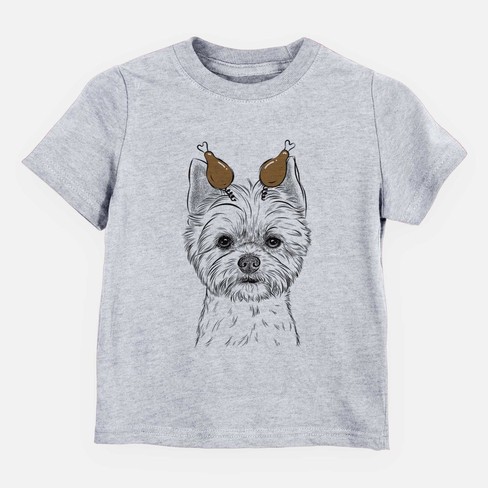 Thanksgiving Chewy the Yorkshire Terrier - Kids/Youth/Toddler Shirt